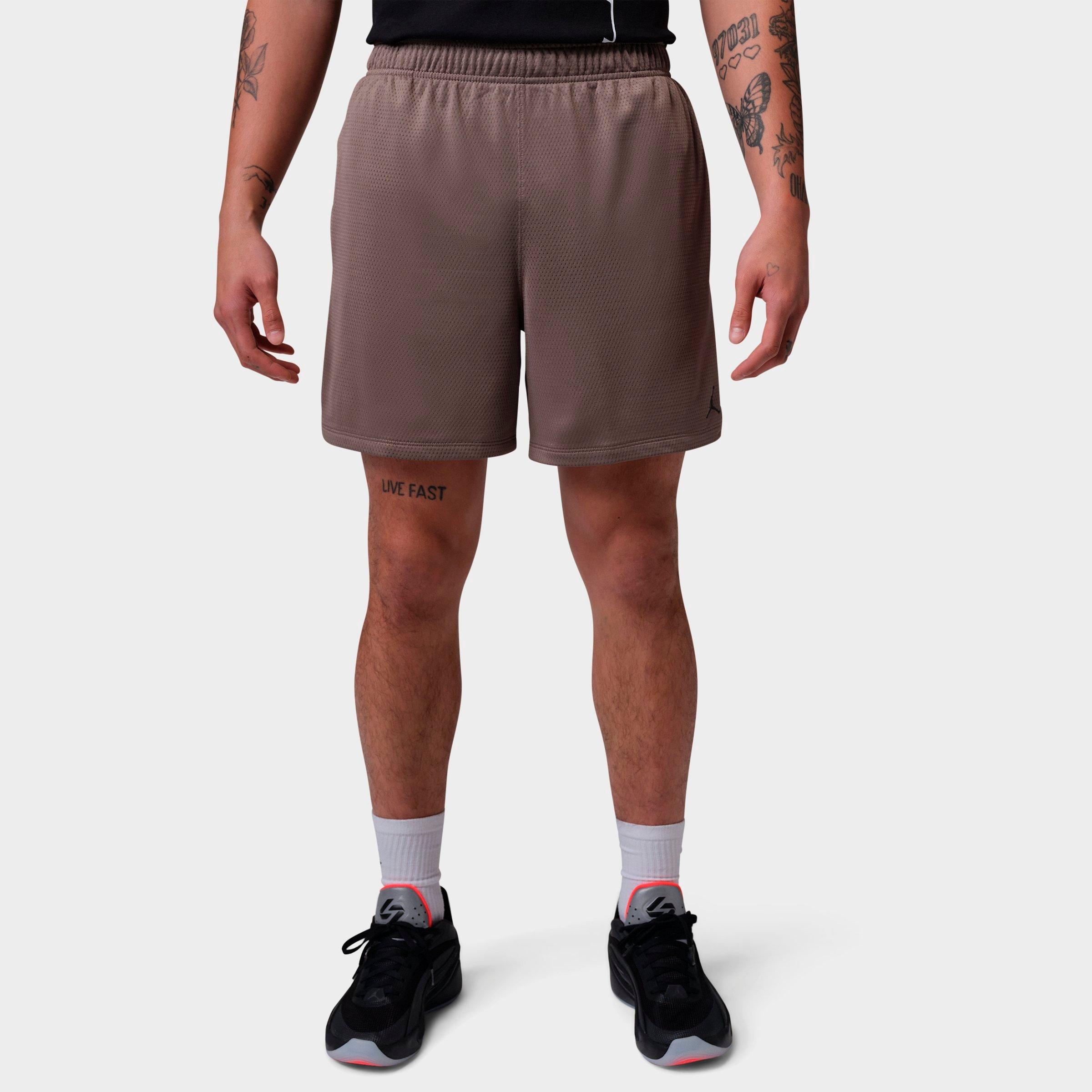 Jordan Men's Sport Essentials Dri-FIT Basketball Shorts in Olive Grey Size: Large