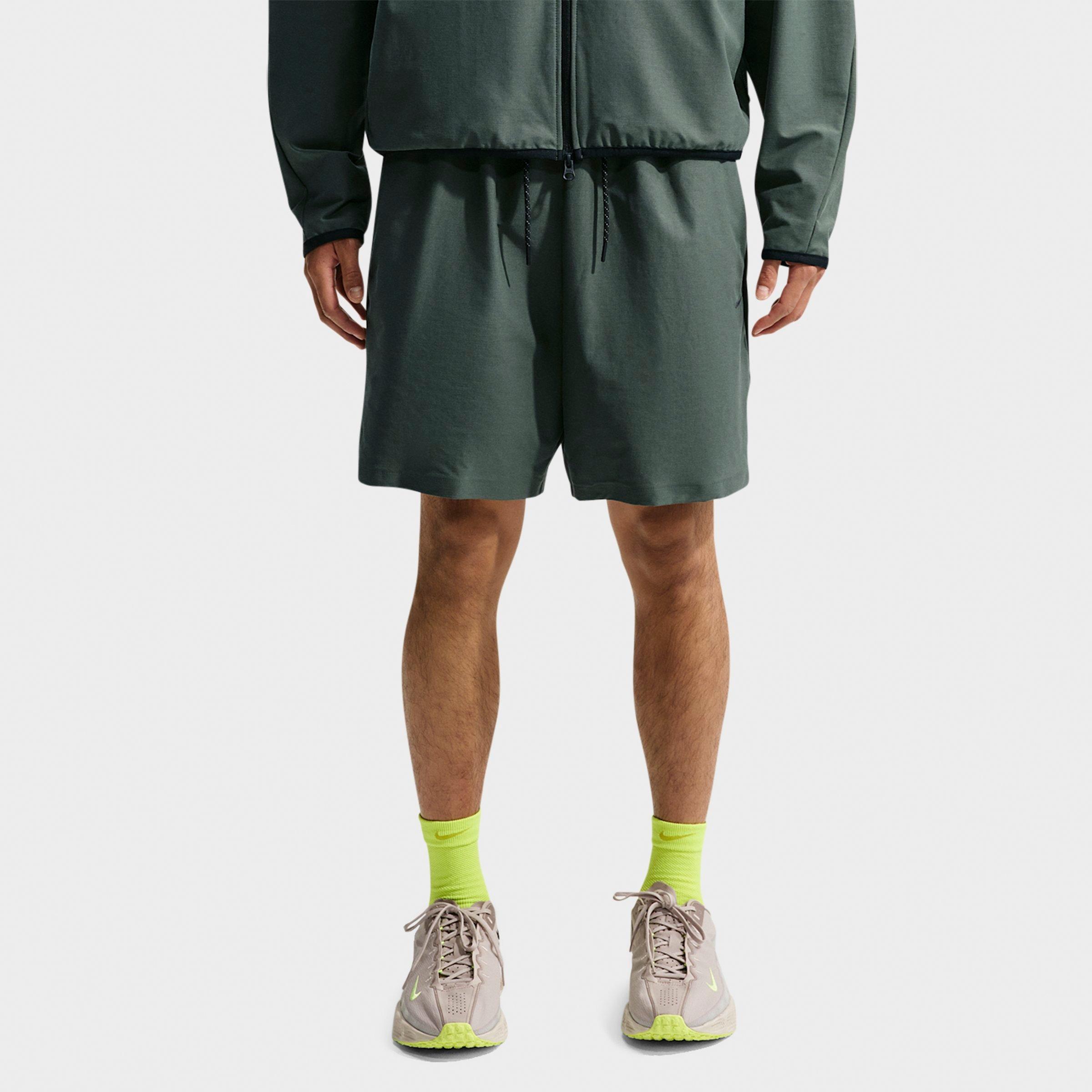 Nike Men's Tech Dri-FIT Shori-Knit Shorts in Camo Green/Black Size: Small