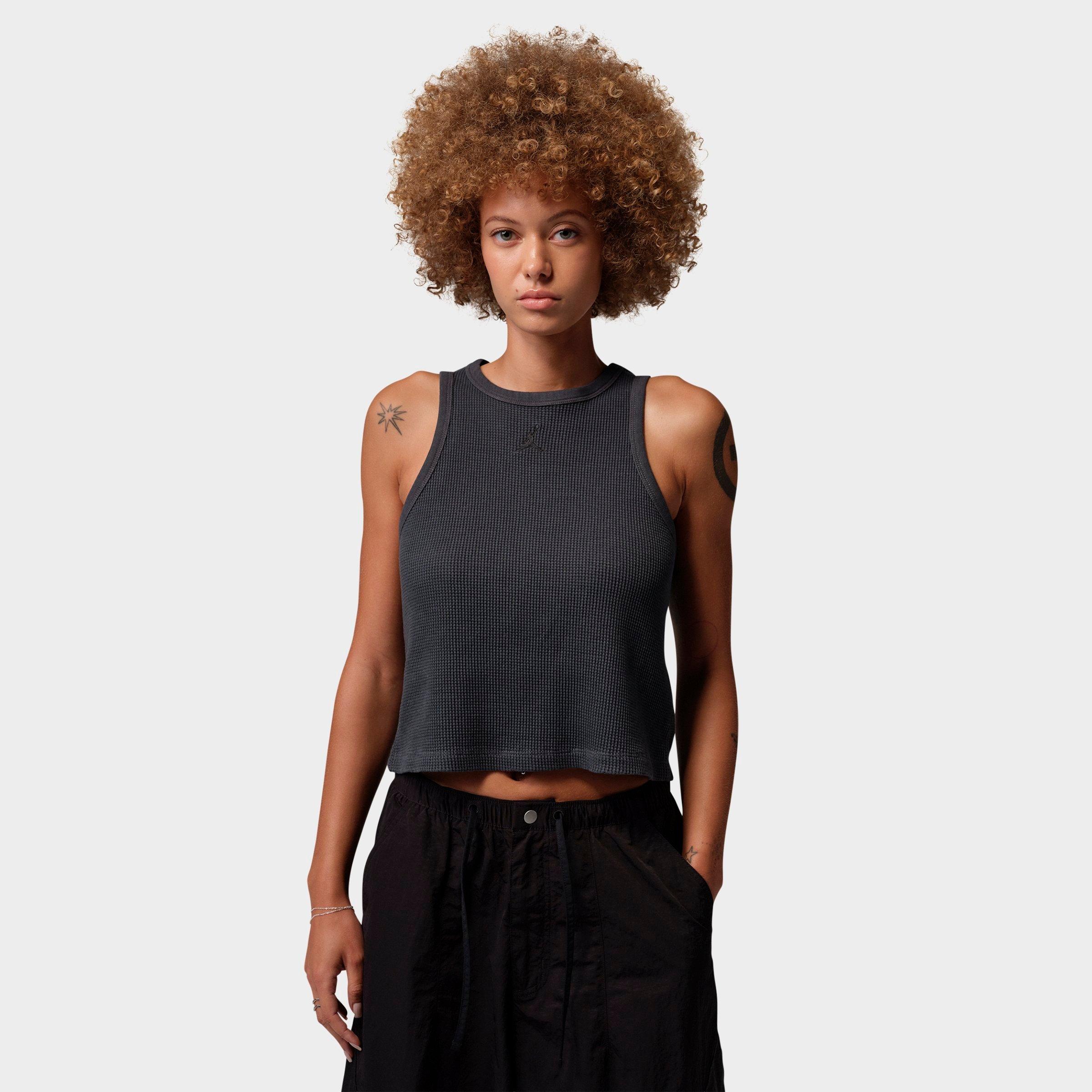 Nike Women's Jordan Flight Waffle Tank Top in Black Size: Medium