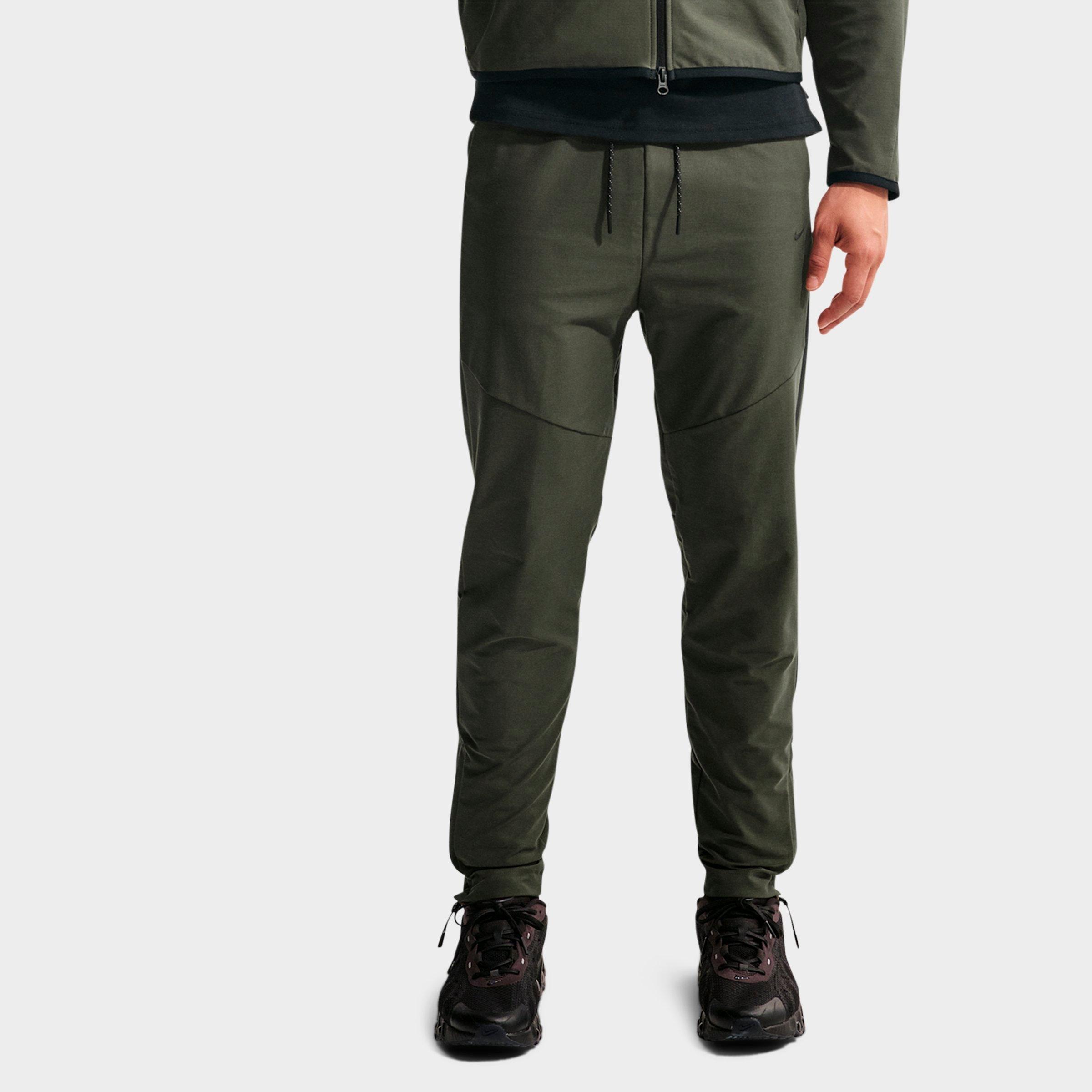 Nike Men's Tech Dri-FIT Shori Knit Pants in Cargo Khaki/Black Size: 2XL