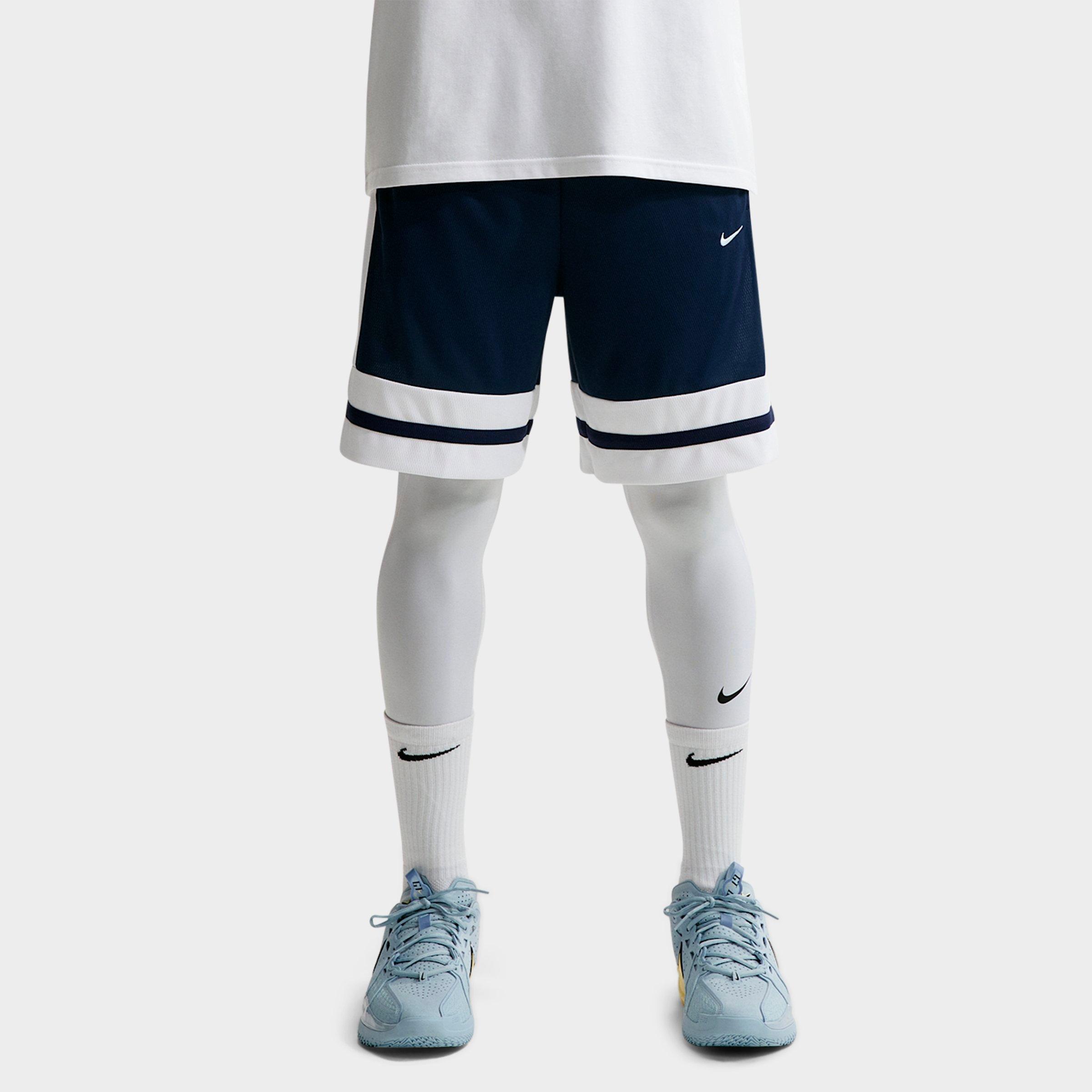 Nike Men's Dri-FIT Game Classic 8" Basketball Shorts in Midnight Navy/White/Midnight Navy Size: Medium