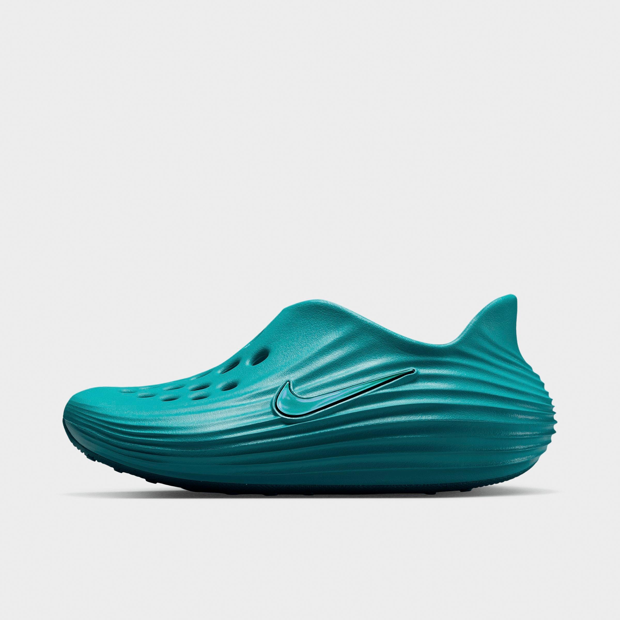 Nike Big Kids ReactX Rejuven8 Recovery Casual Shoes in Energy/Bright Spruce Size: 1.0