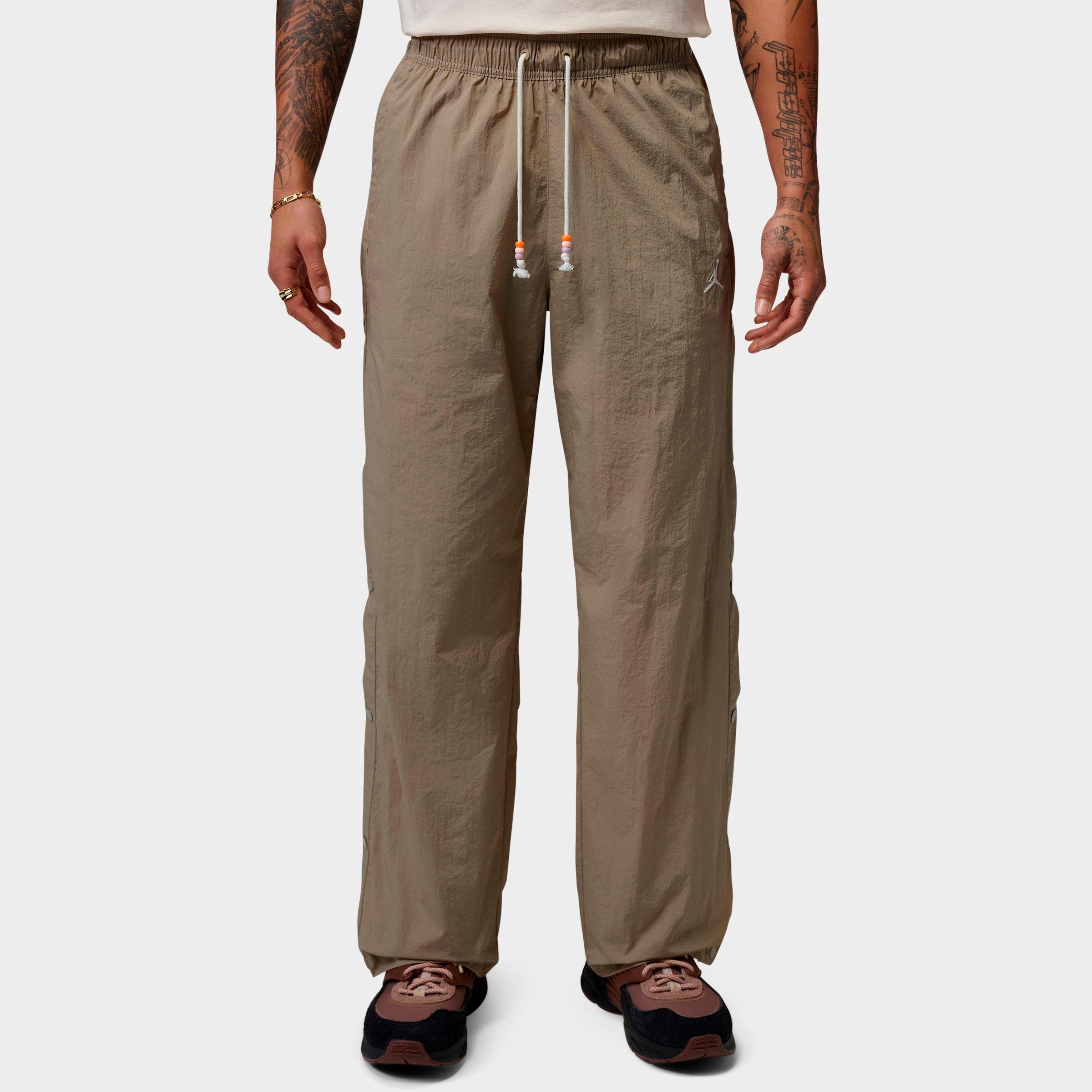 Jordan Men's Brooklyn Festival Pants in Khaki/Pale Ivory Size: Large