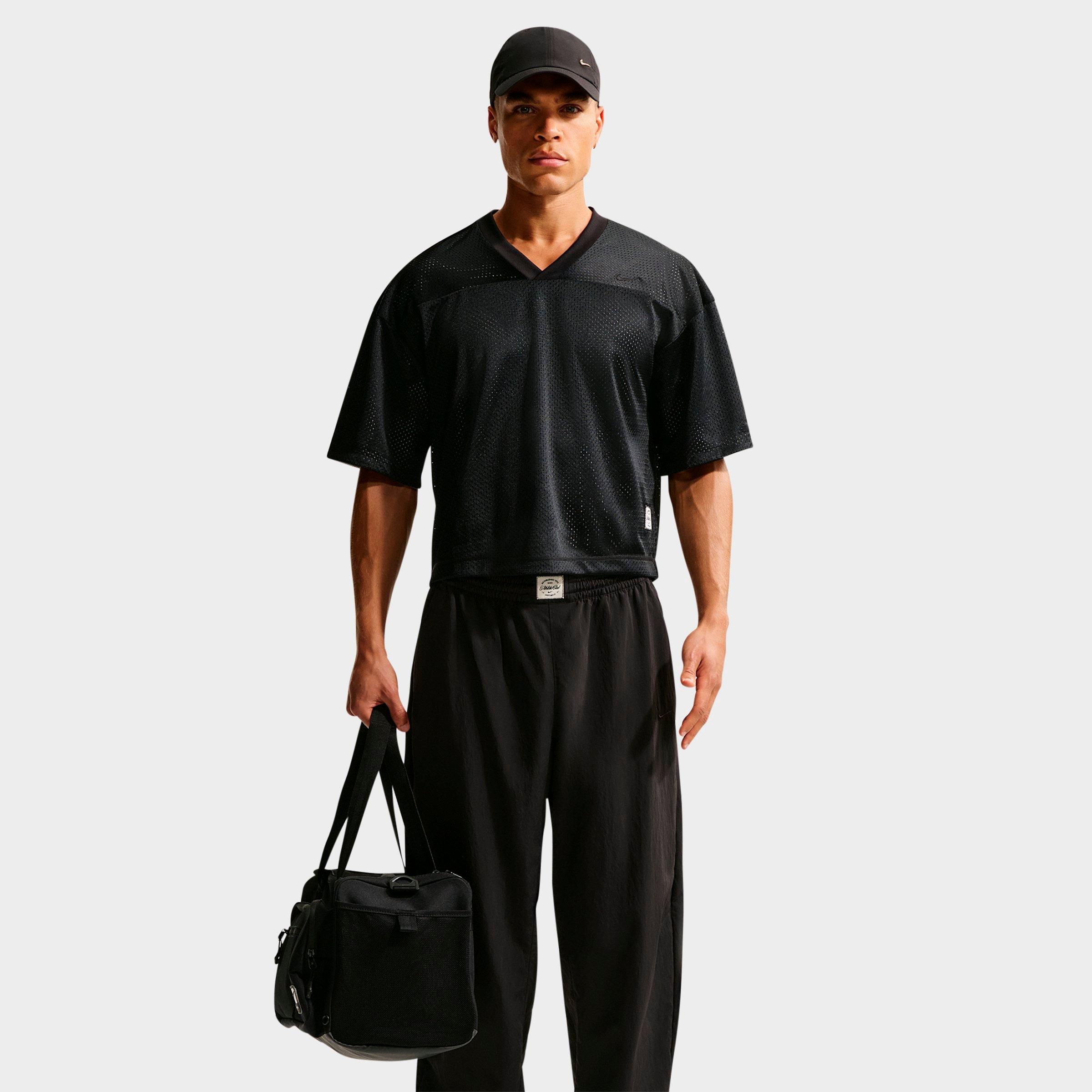 Nike Men's N. A.C. Dri-FIT Reversible Training T-Shirt in Black/Smoke Grey/Black Size: XL