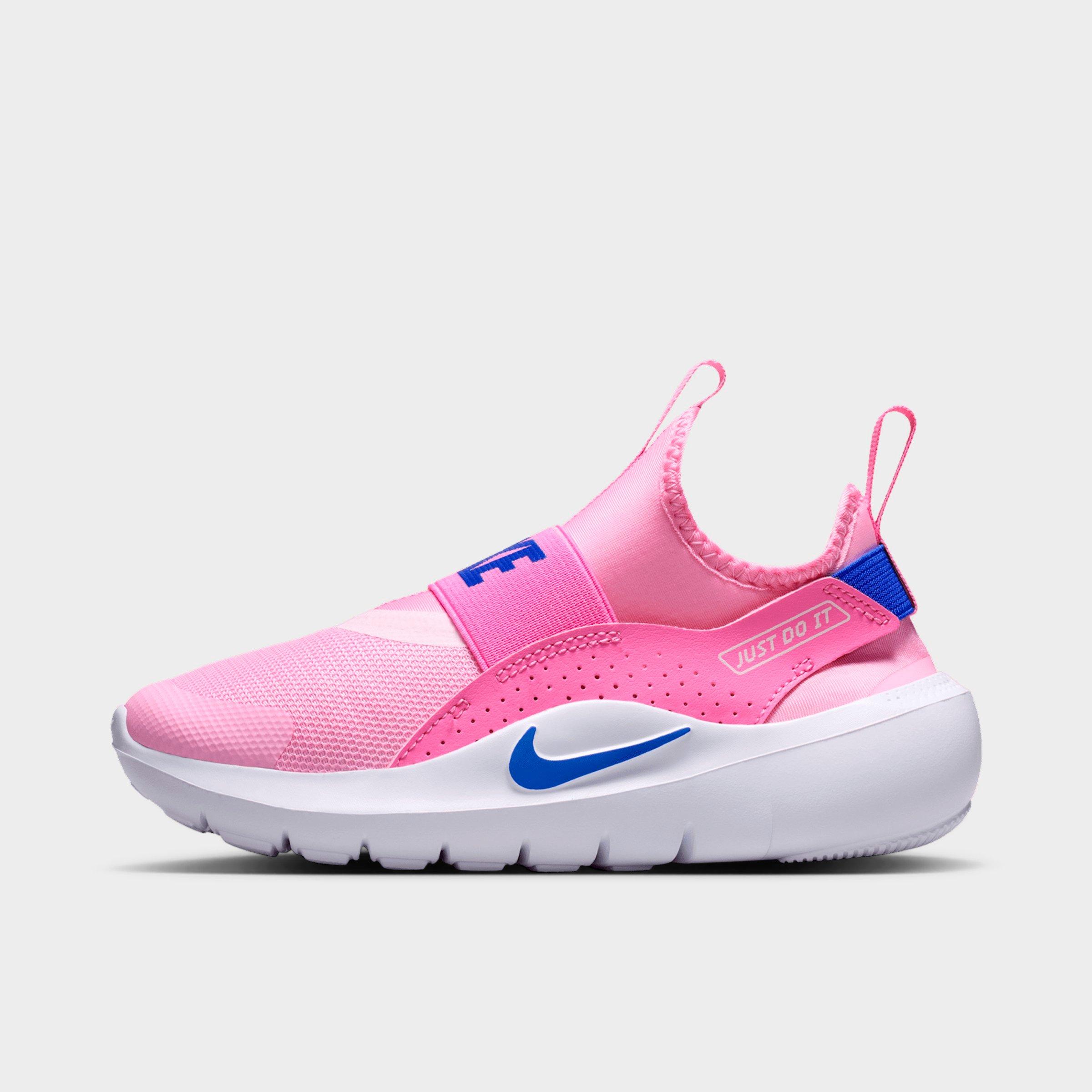 Nike Little Kids Flex Runner 4 Running Shoes in Pink Rise/Playful Pink/Pink Foam Size: 1.0