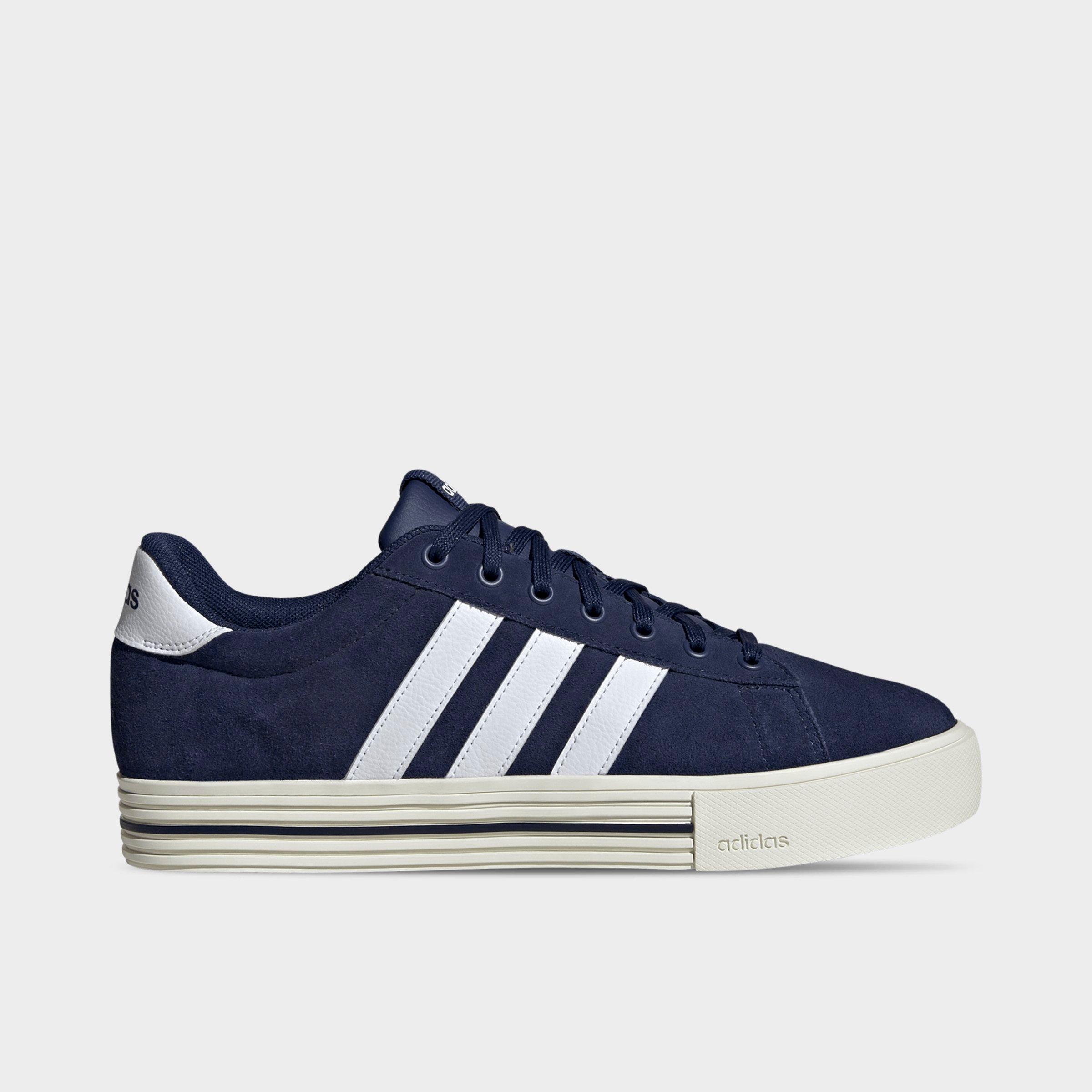 adidas Men's Daily 4.0 Casual Shoes in Dark Blue/Cloud White/Off White Size: 10.5