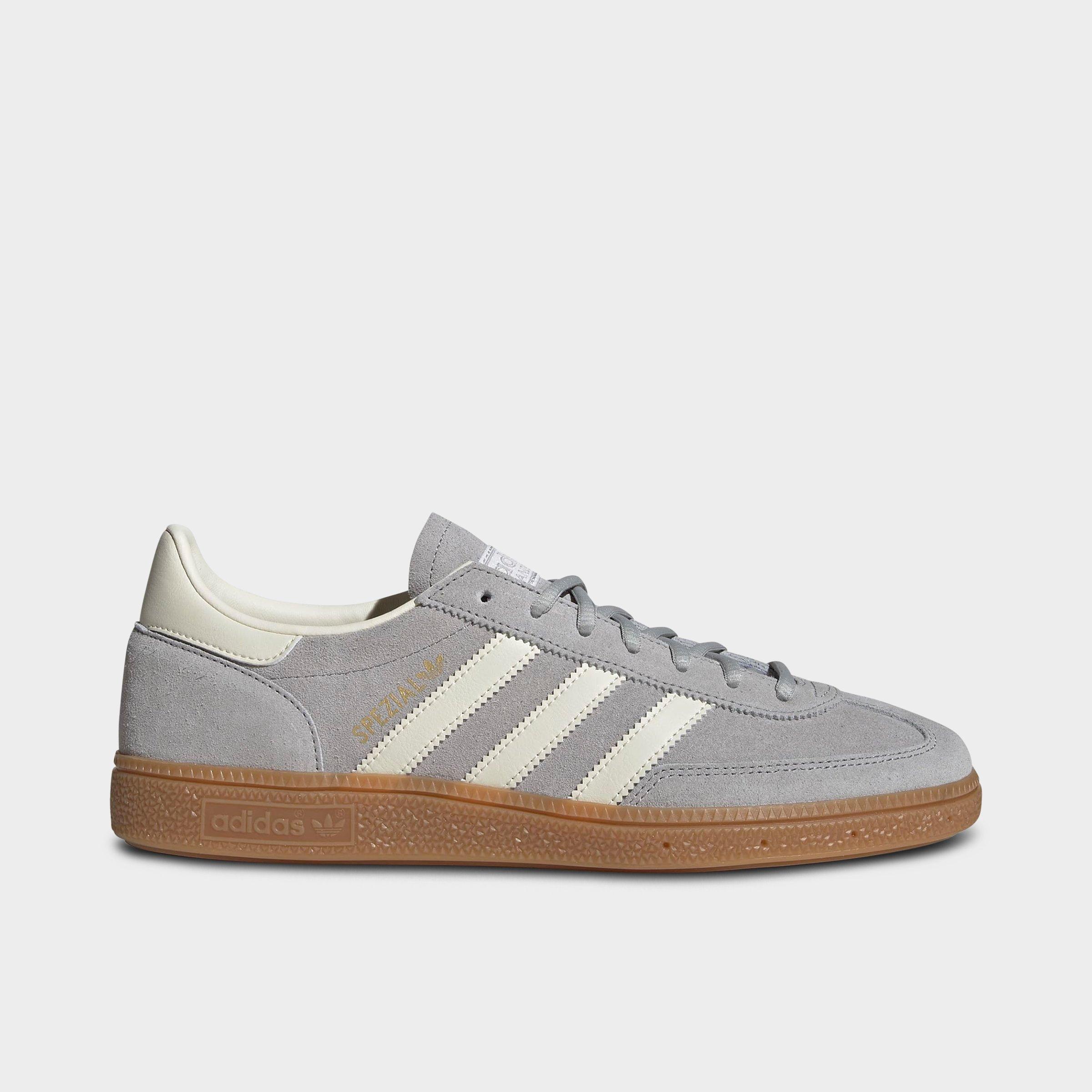 adidas Men's Originals Handball Spezial Casual Shoes in Grey/Cream White/Cloud White Size: 11.5