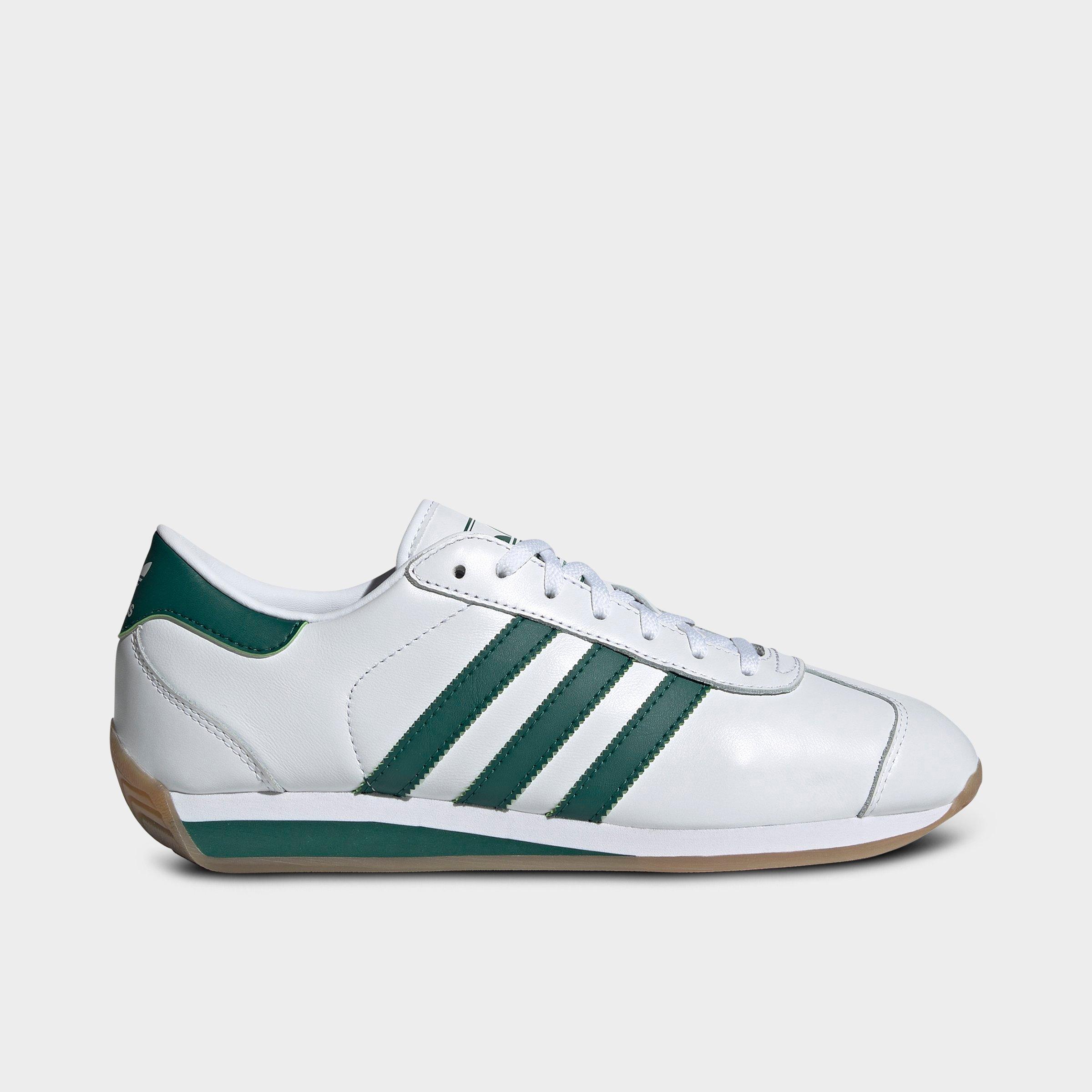 adidas Men's Originals Country II Casual Shoes in White/Collegiate Gre Size: 4.0