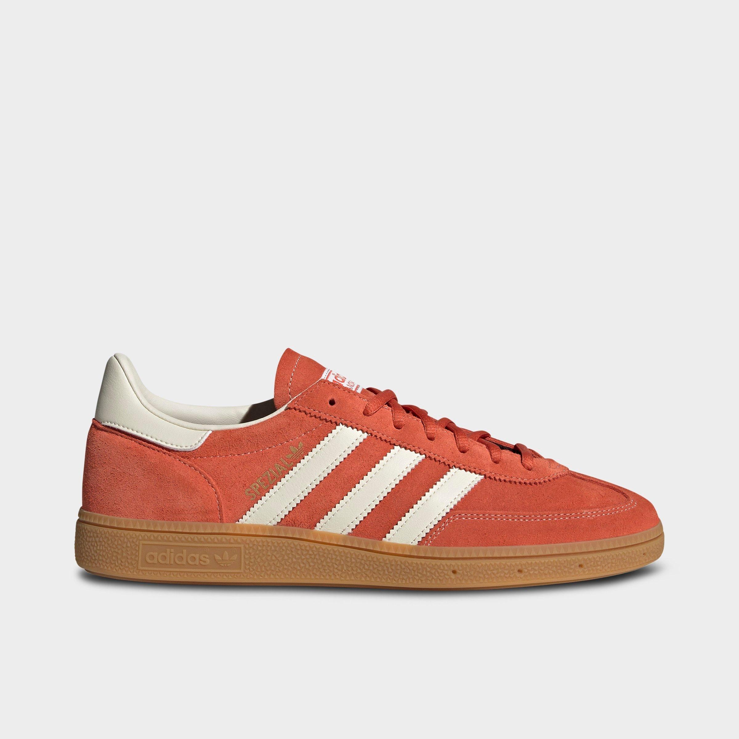 adidas Men's Originals Handball Spezial Casual Shoes in Preloved Red/Cream White/Crystal White Size: 4.5