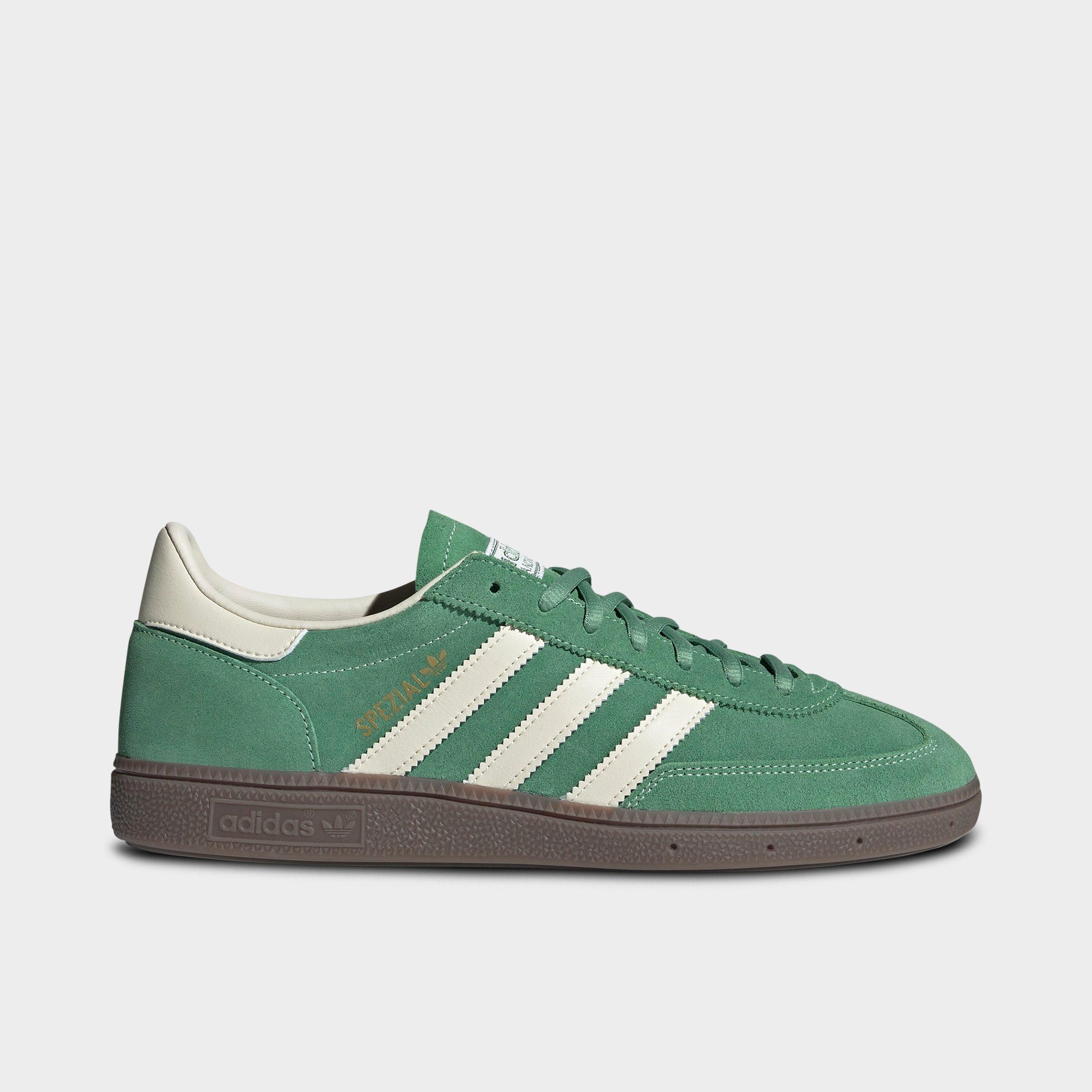 adidas Men's Originals Handball Spezial Casual Shoes in Preloved Green/Cream Size: 7.0