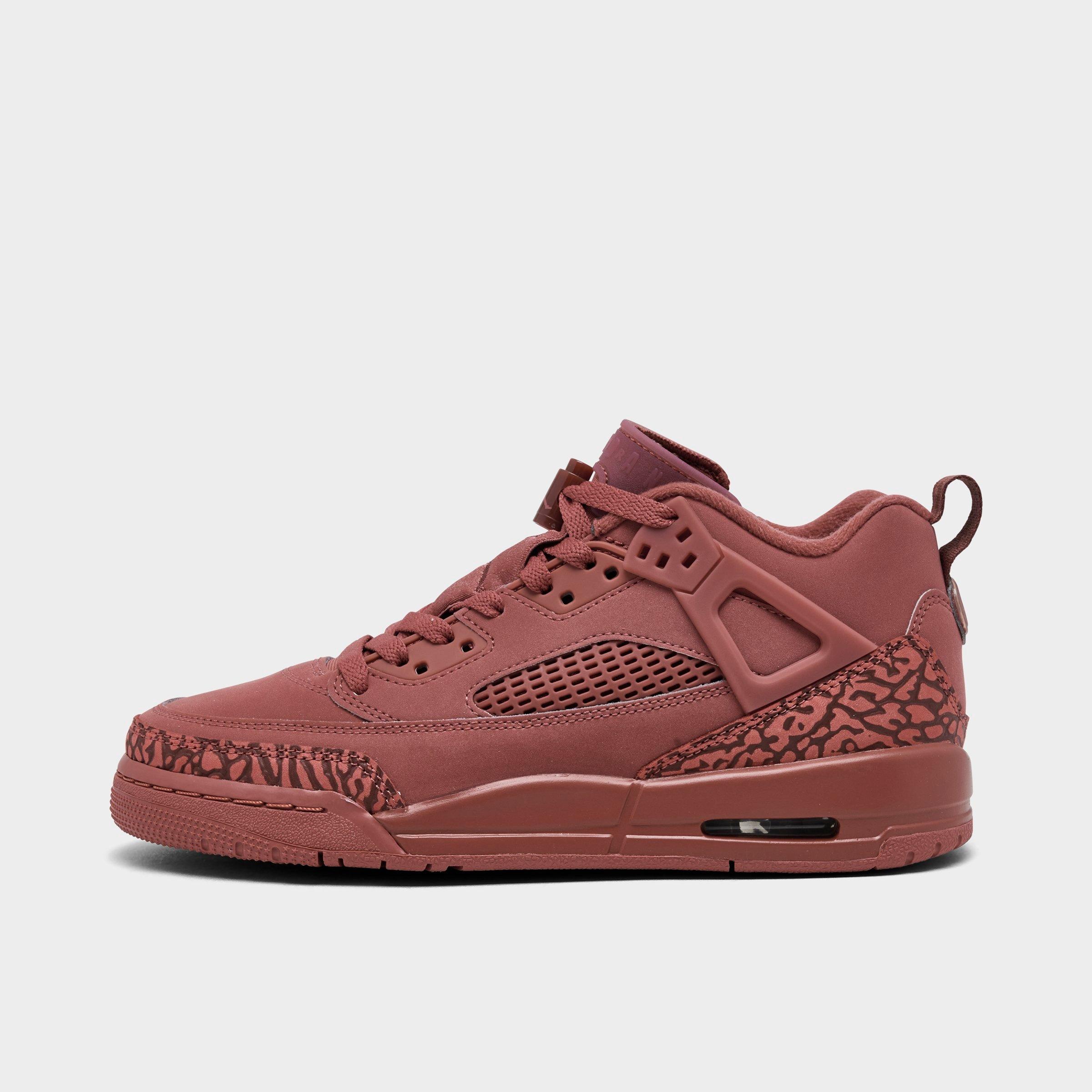 Jordan Big Kids Spizike Low Casual Shoes in Canyon Rust/Dark Pony Size: 4.0