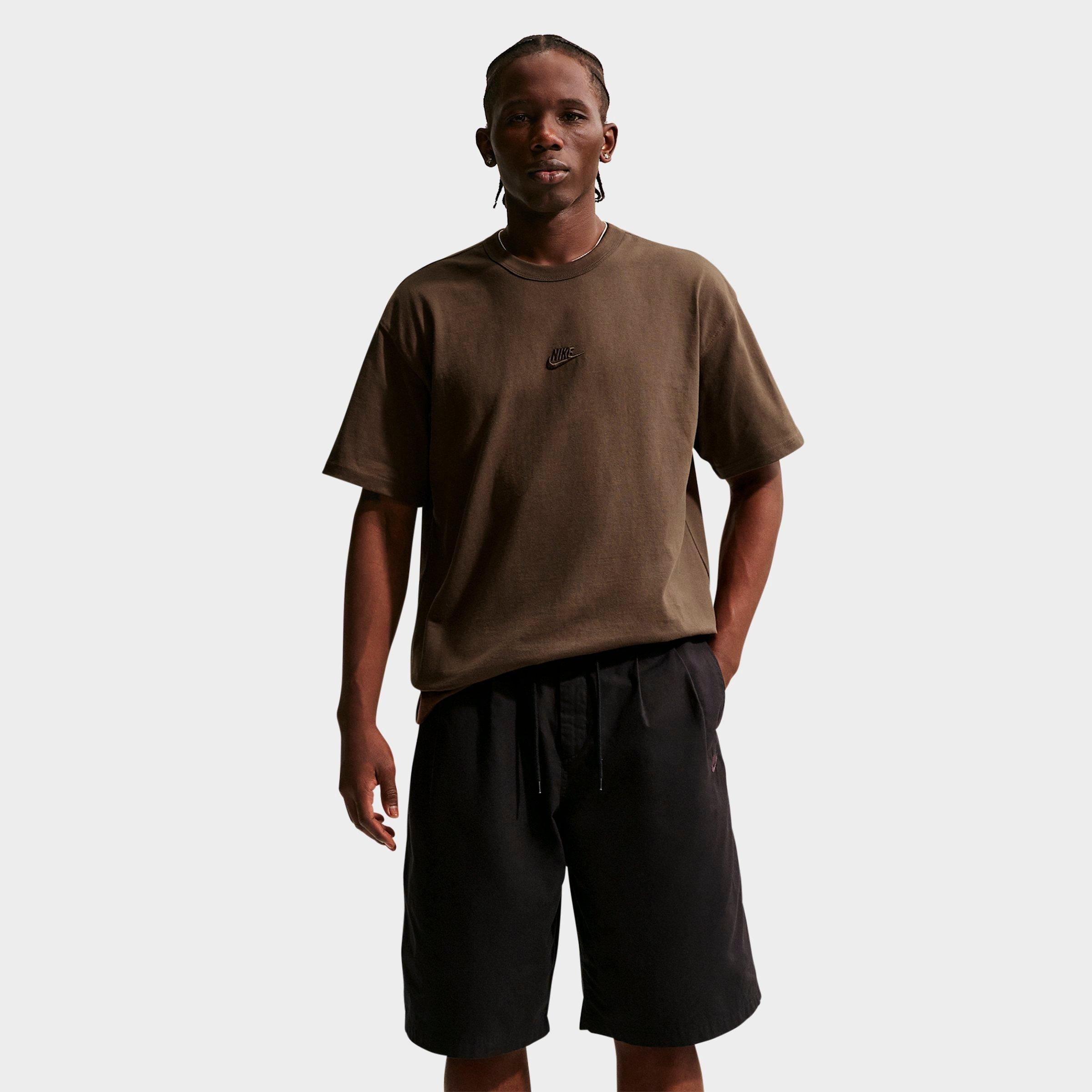 Nike Men's Sportswear Premium Essentials Futura T-Shirt in Dark Hazel Size: Medium