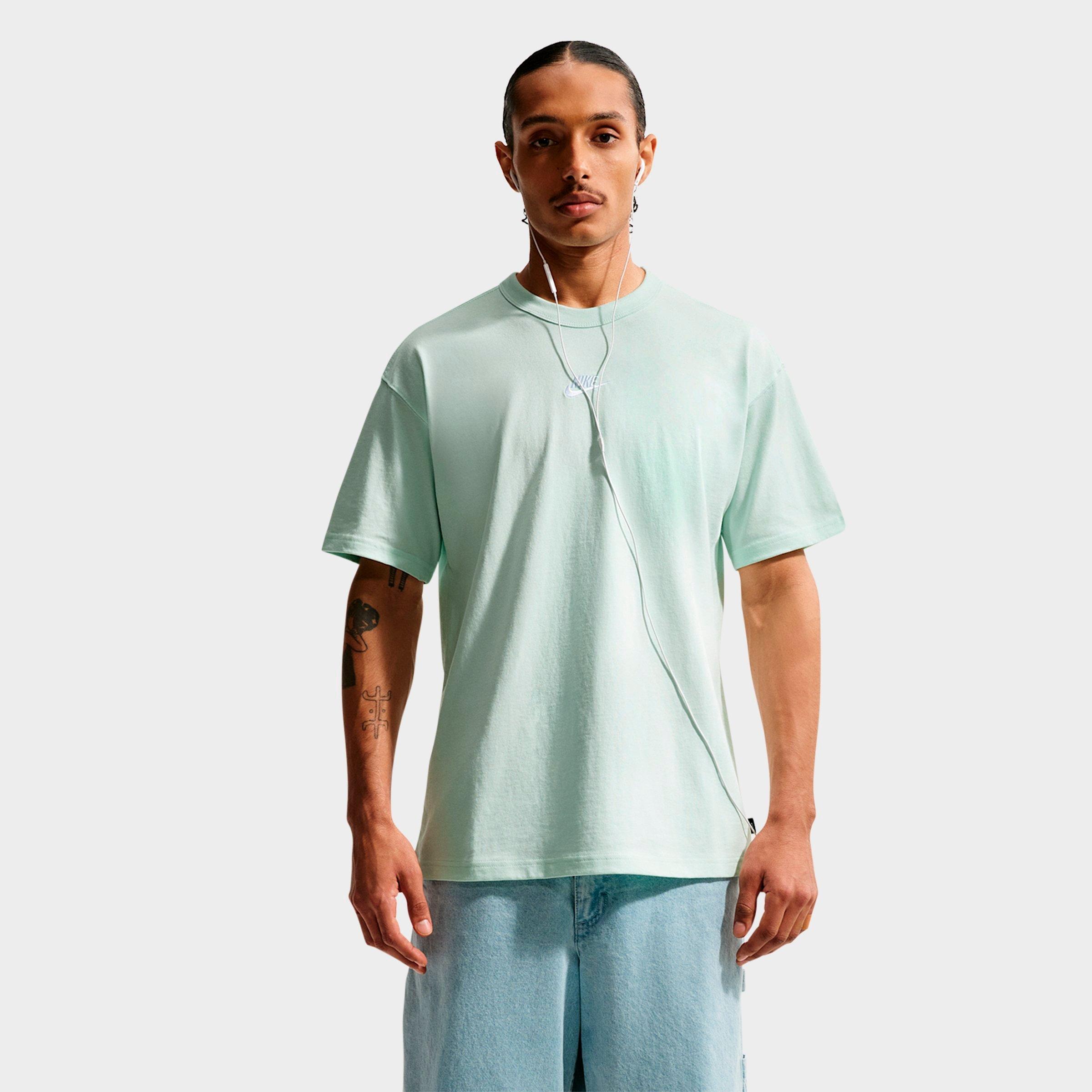 Nike Men's Sportswear Premium Essentials Futura T-Shirt in Barely Green Size: Small