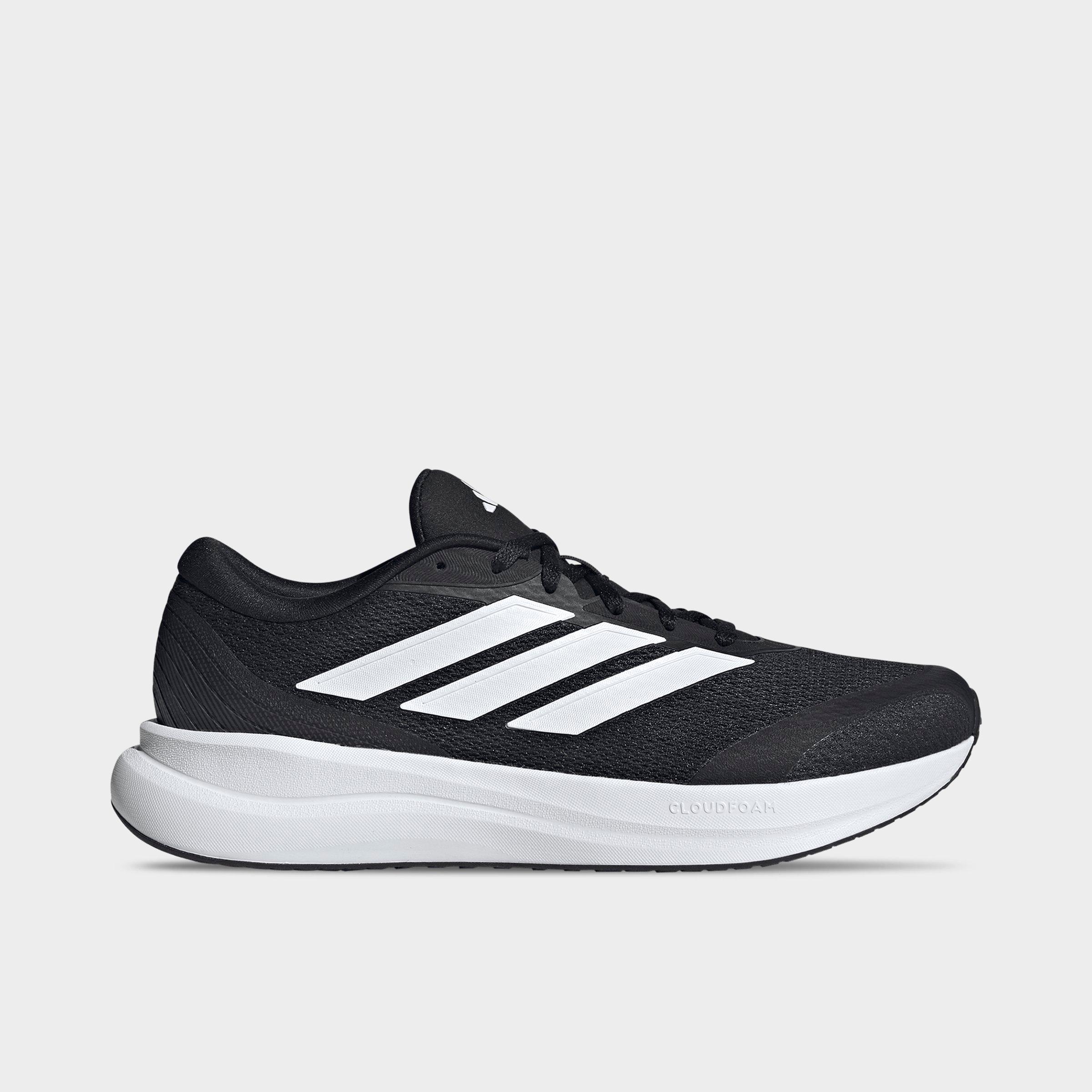 adidas Men's Runfalcon 6 Cloudfoam Running Shoes (Wide Width) in Core Black/Cloud White/Carbon Size: 9.5
