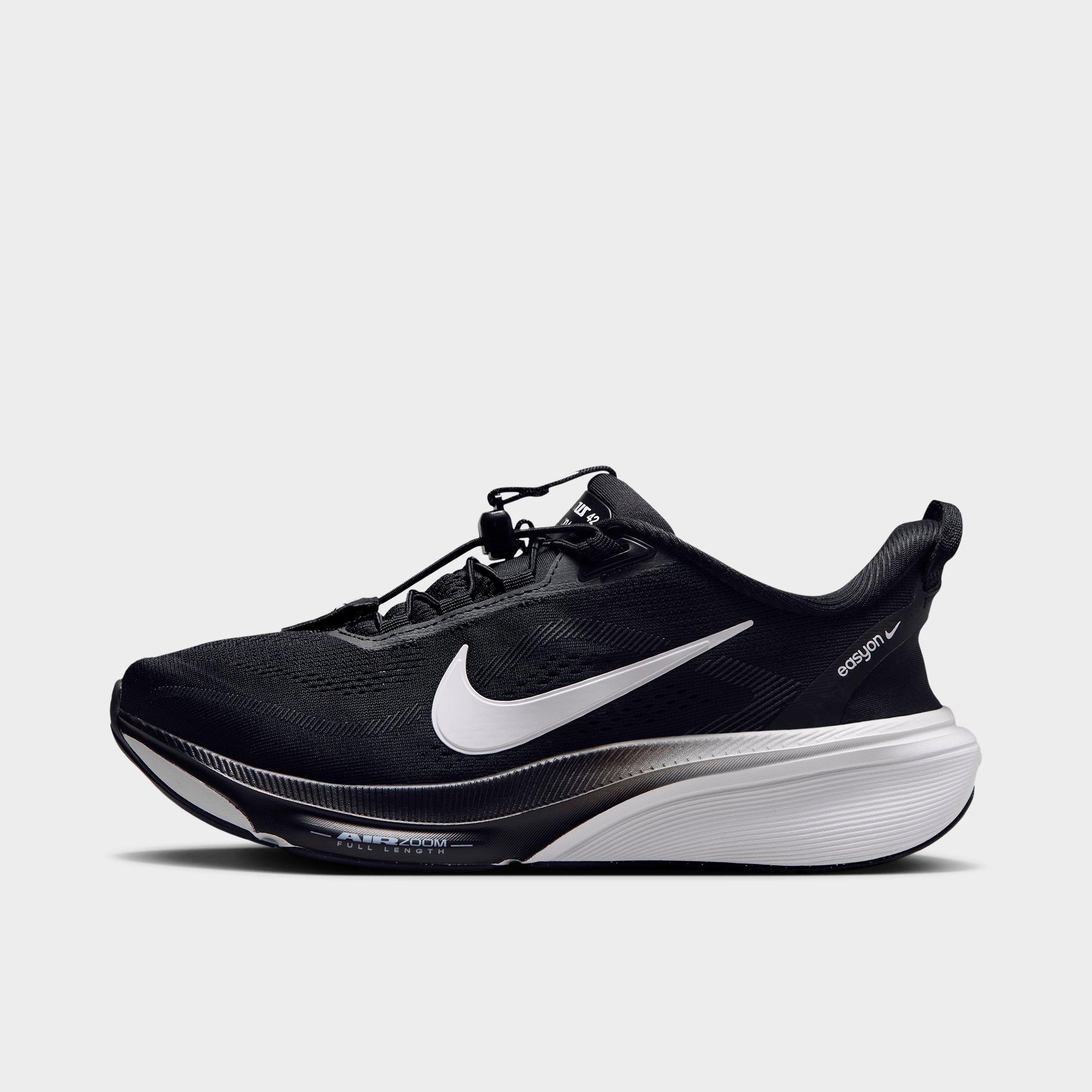 Nike Women's Pegasus 42 EasyOn Running Shoes in Black/Dark Smoke Grey/White Size: 10.0
