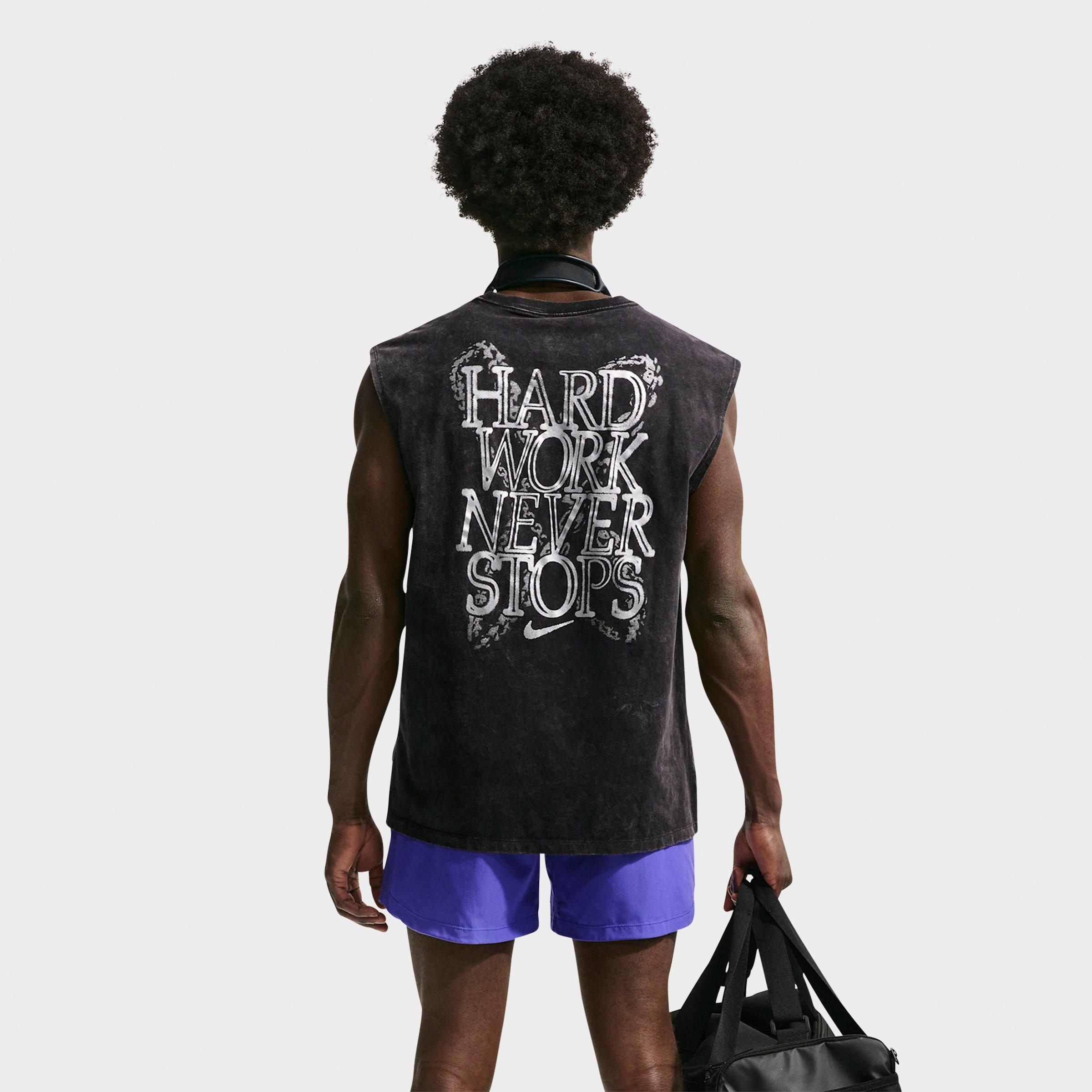 Nike Men's Hard Work Never Stops Sleeveless Training T-Shirt
