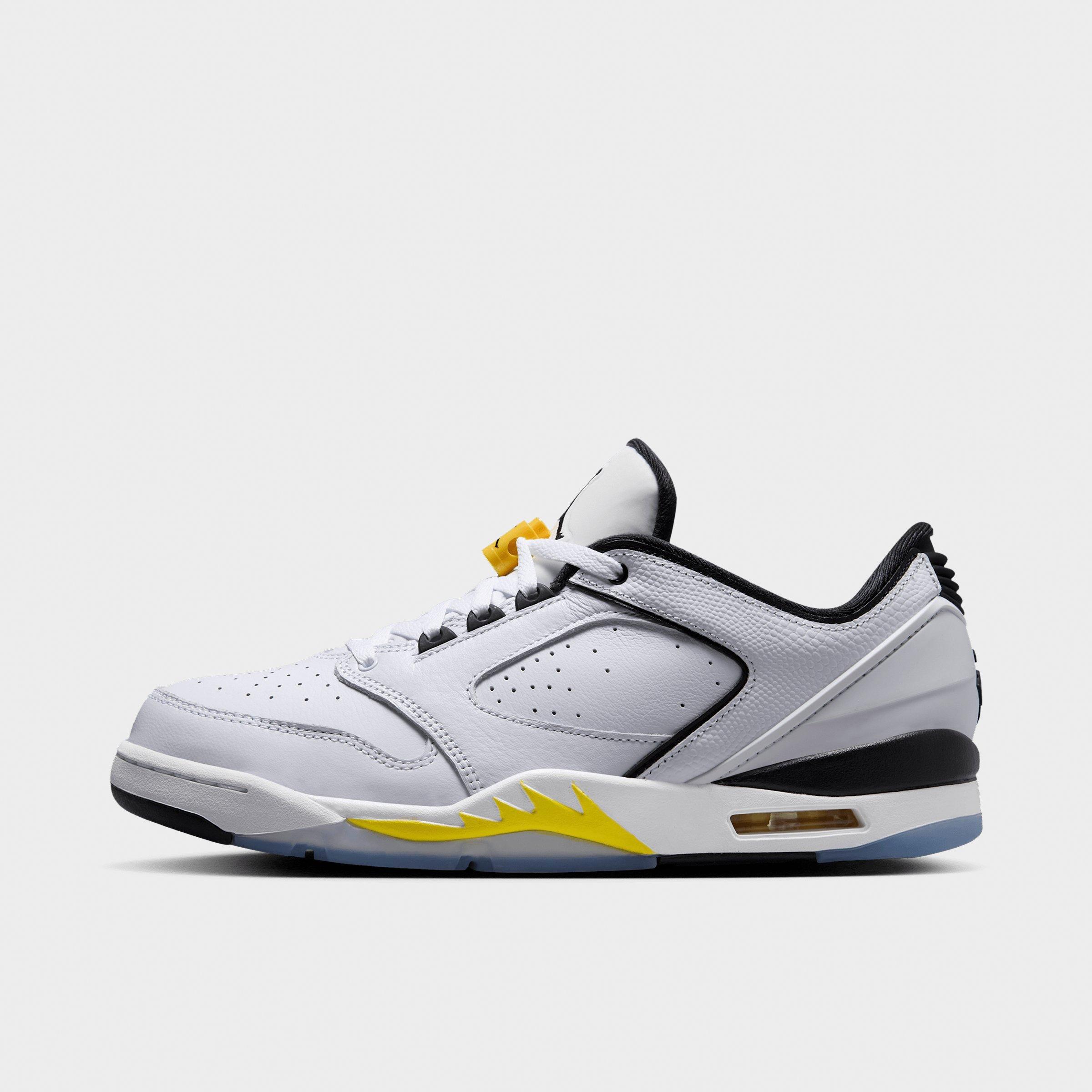 Jordan Men's Sixty Plus Low Casual Shoes in White/Tour Yellow/Black Size: 10.5