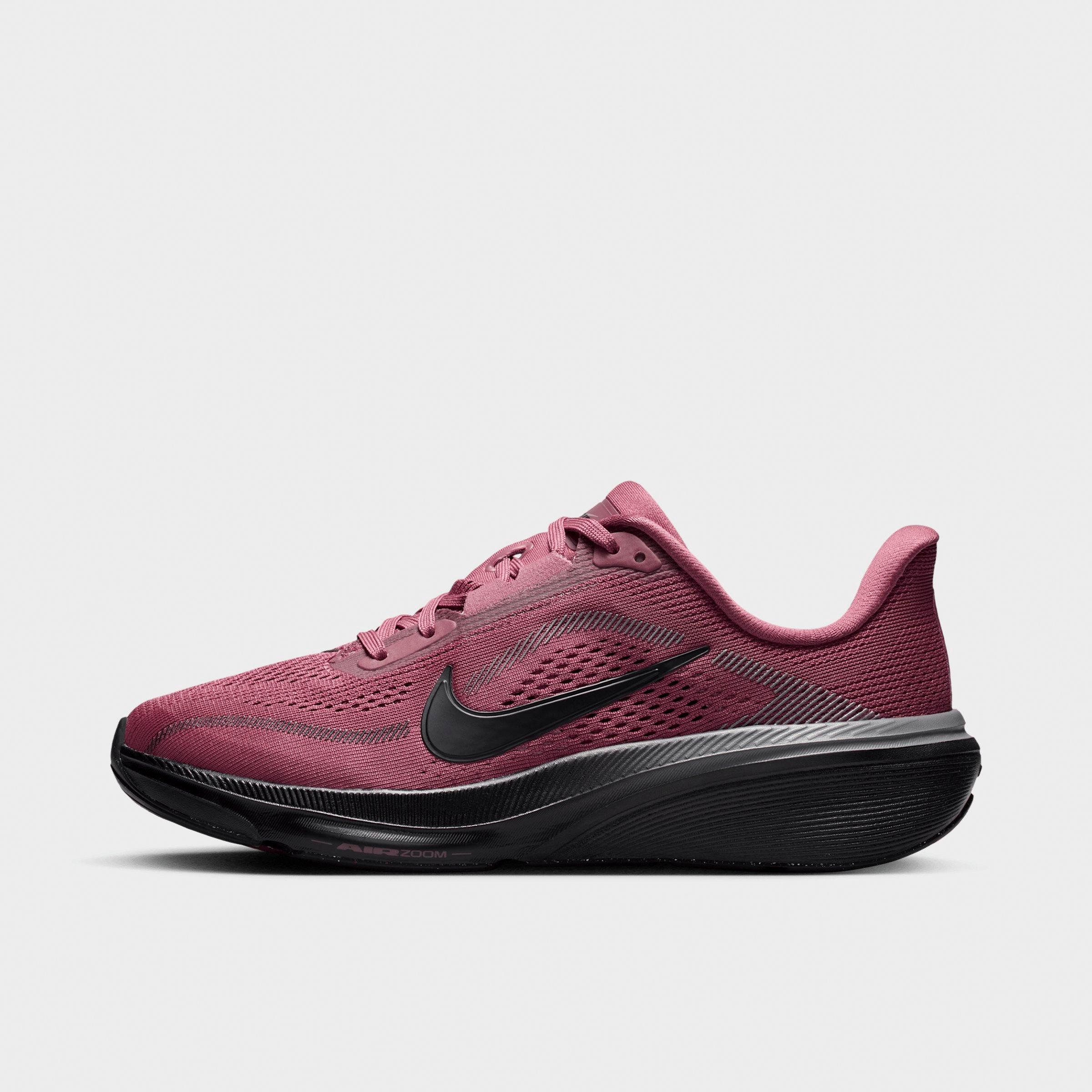 Nike Big Kids Pegasus 42 Running Shoes in Pink Smoke/Gunsmoke/Black Size: 7.0