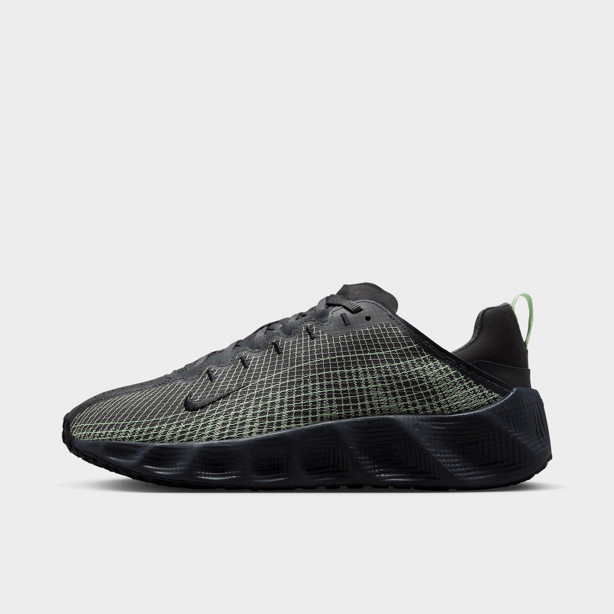 Nike Men's Ava Rover Premium Casual Shoes in Dark Smoke Grey/Smoke Grey/Light Liquid Lime Size: 8.0