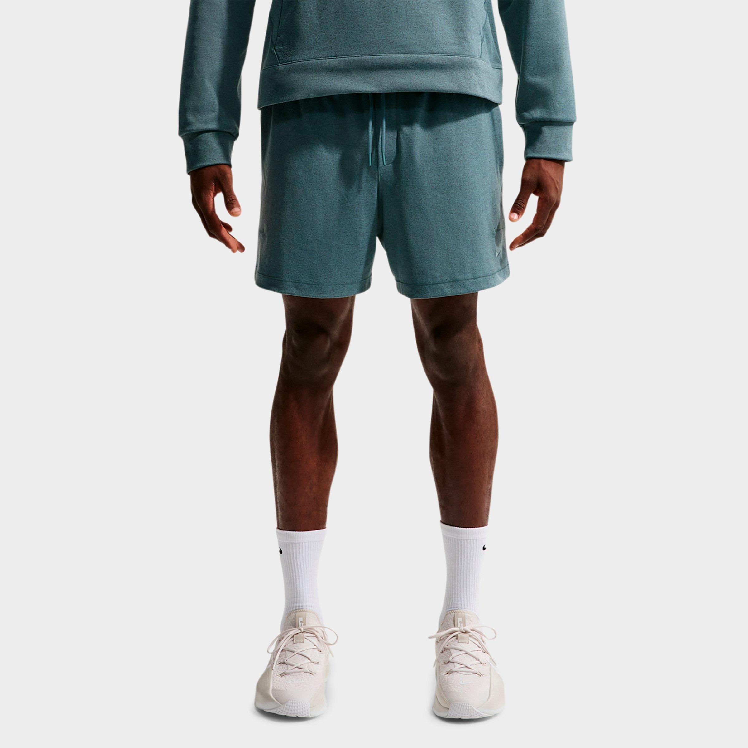 Nike Men's Primary NanoKnit Dri-FIT 7" Performance Shorts in Mineral Slate/Black Spruce/Heather Size: Medium