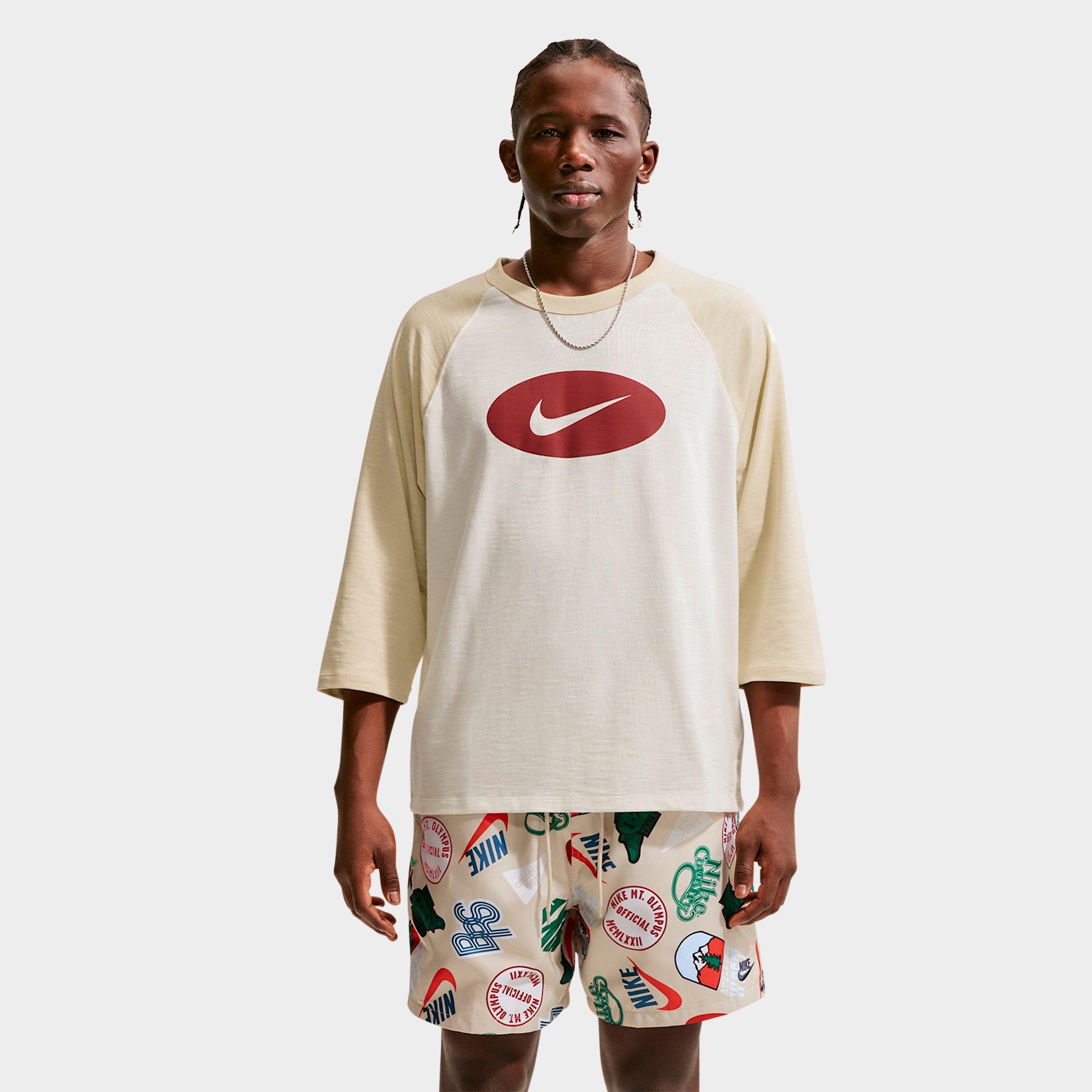 Nike Men's Club Three Quarter Sleeve Raglan Top