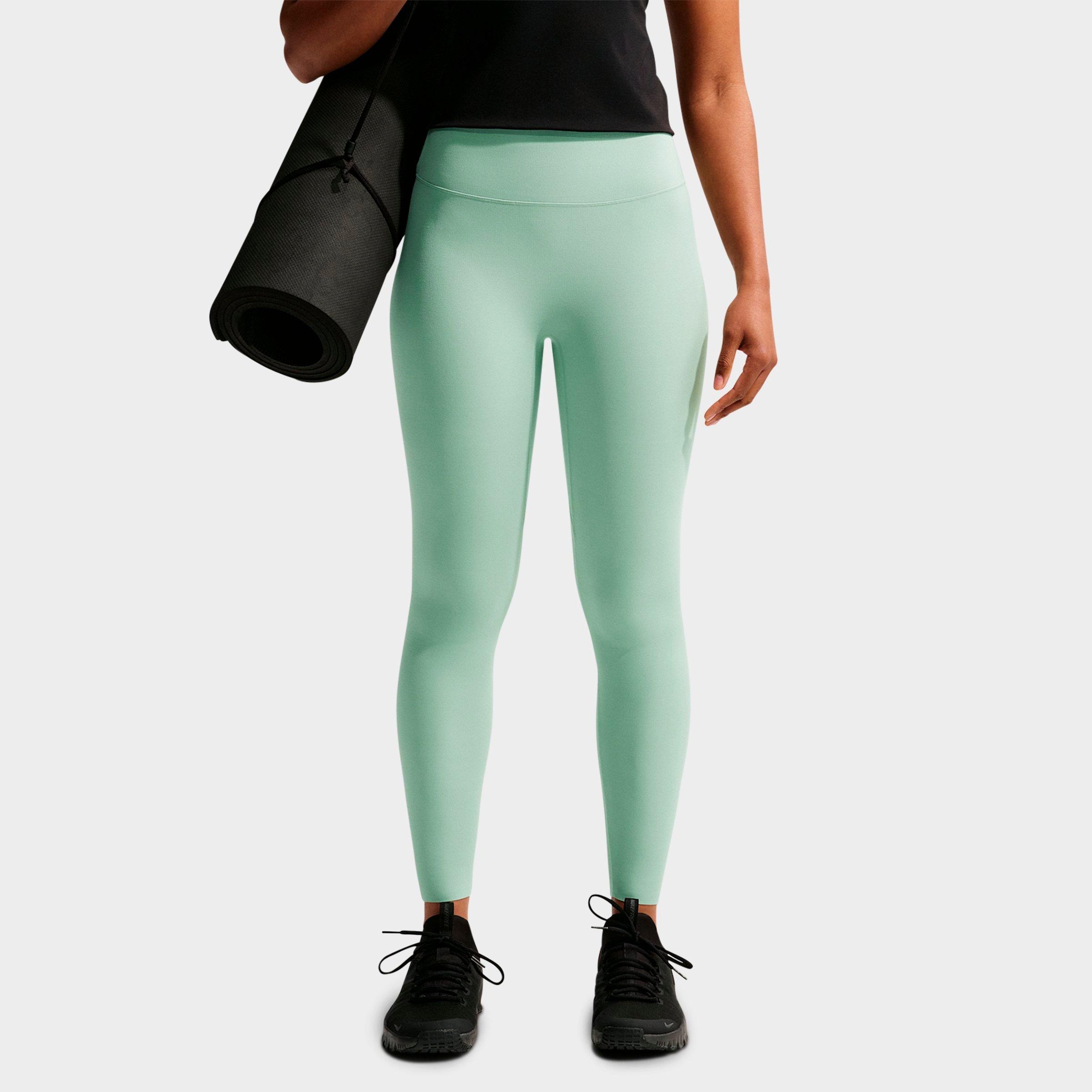 Nike Women's Zenvy Seamless Front High-Waisted 7/8 Leggings in Steam/White Size: XS