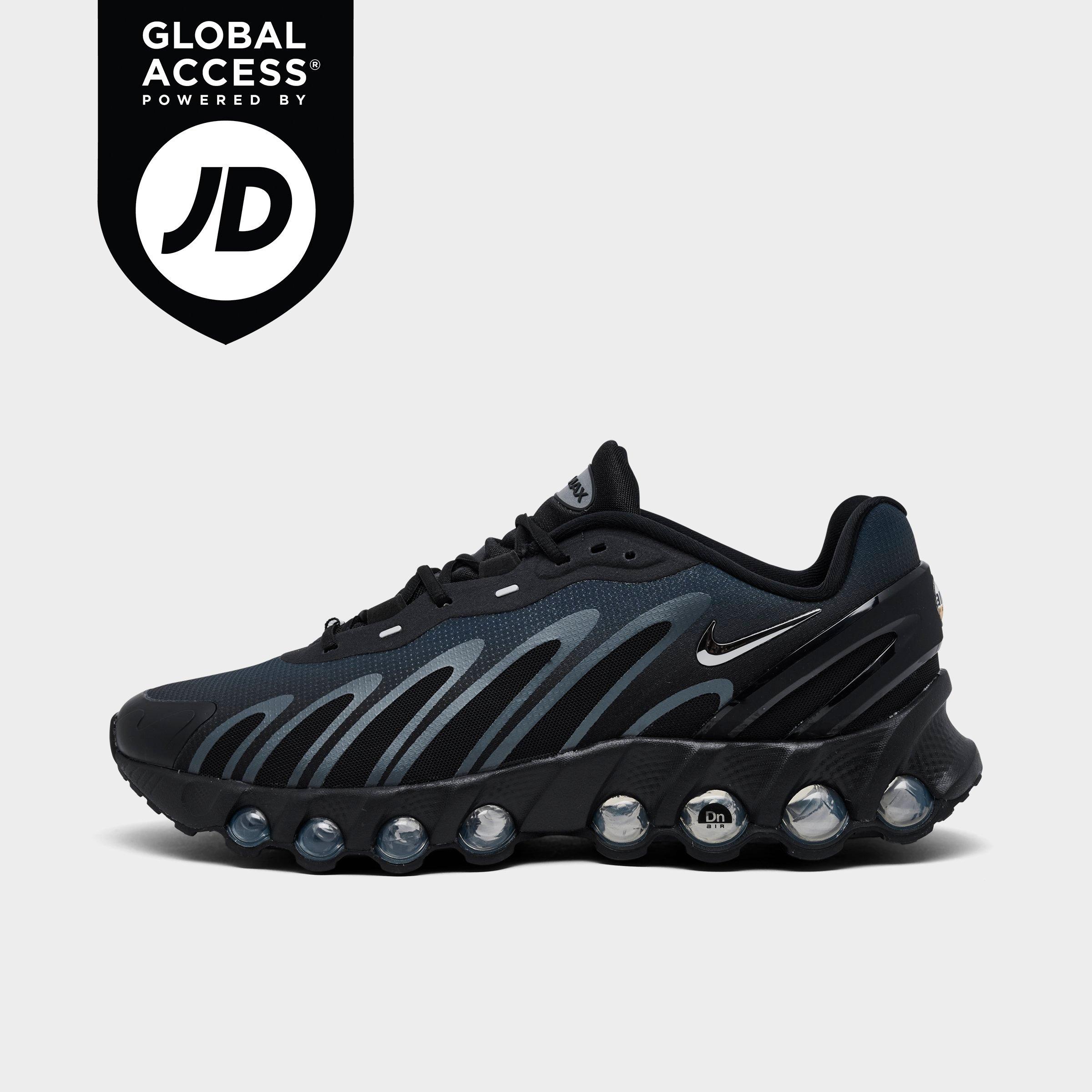 Nike Men's Air Max Dn8 Casual Shoes in Black/Thunder Blue/Wolf Grey Size: 7.5