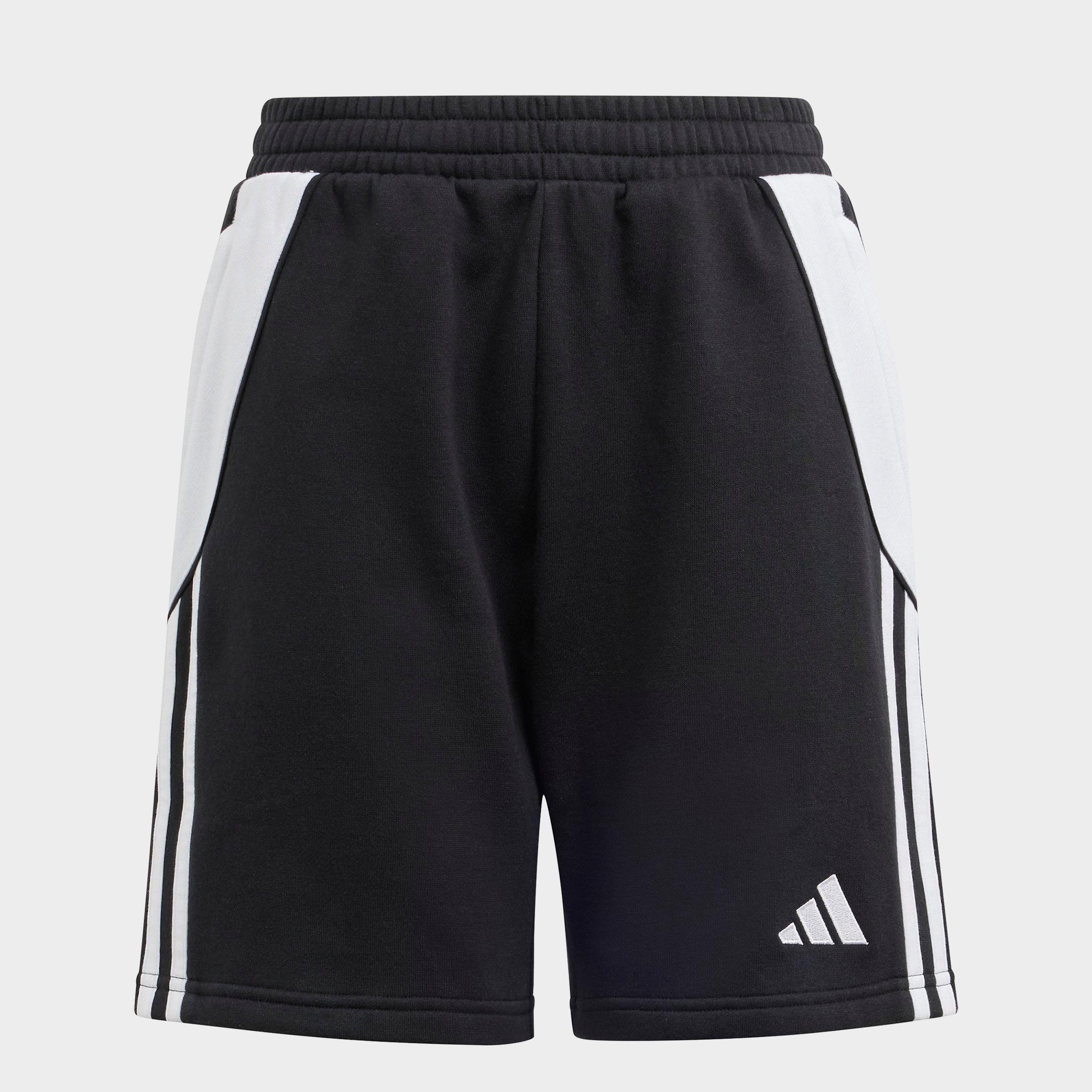 adidas Kids Tiro 24 Sweat Shorts in Black/White Size: Medium