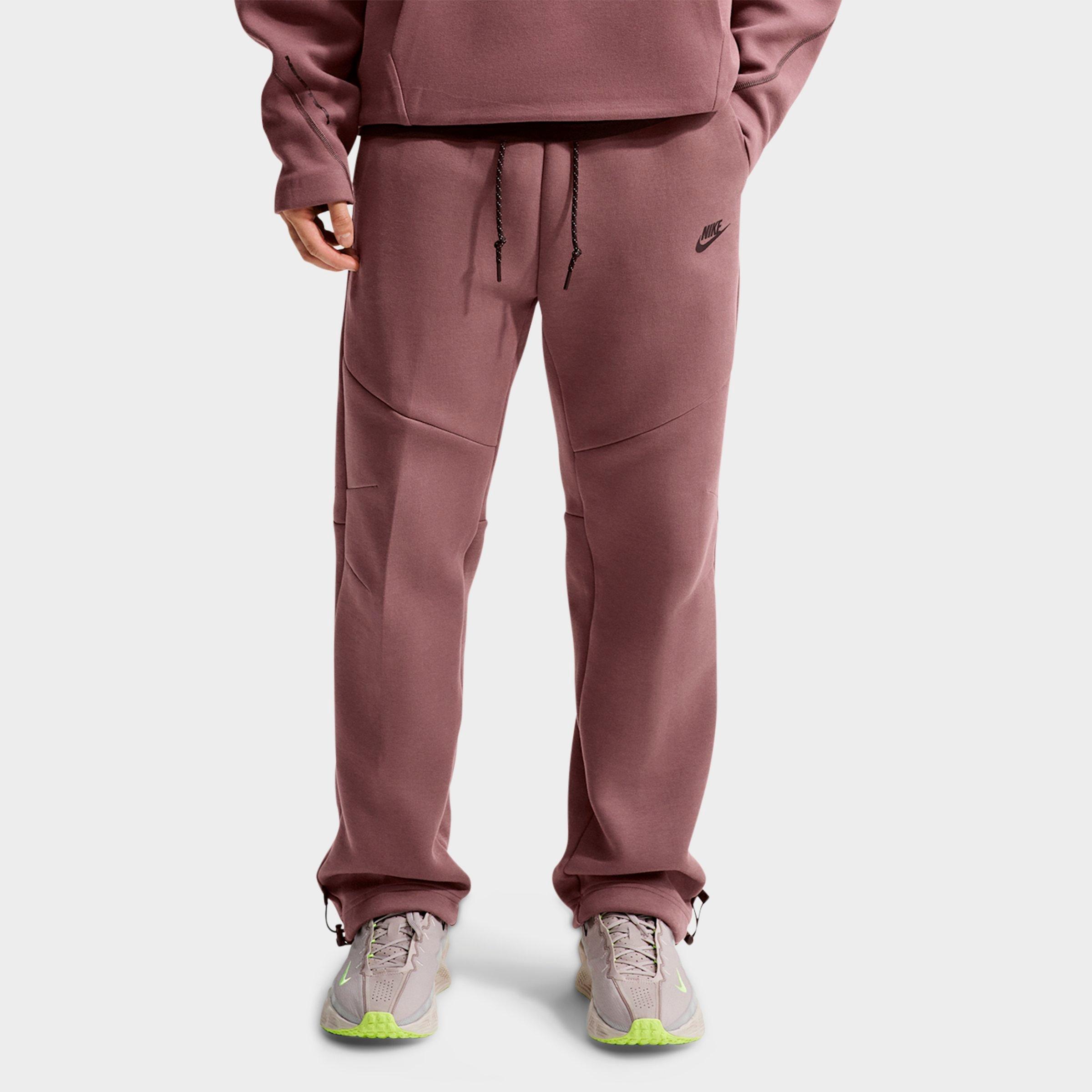 Nike Men's Tech Fleece Open-Hem Pants in Tattoo/Black Size: Large