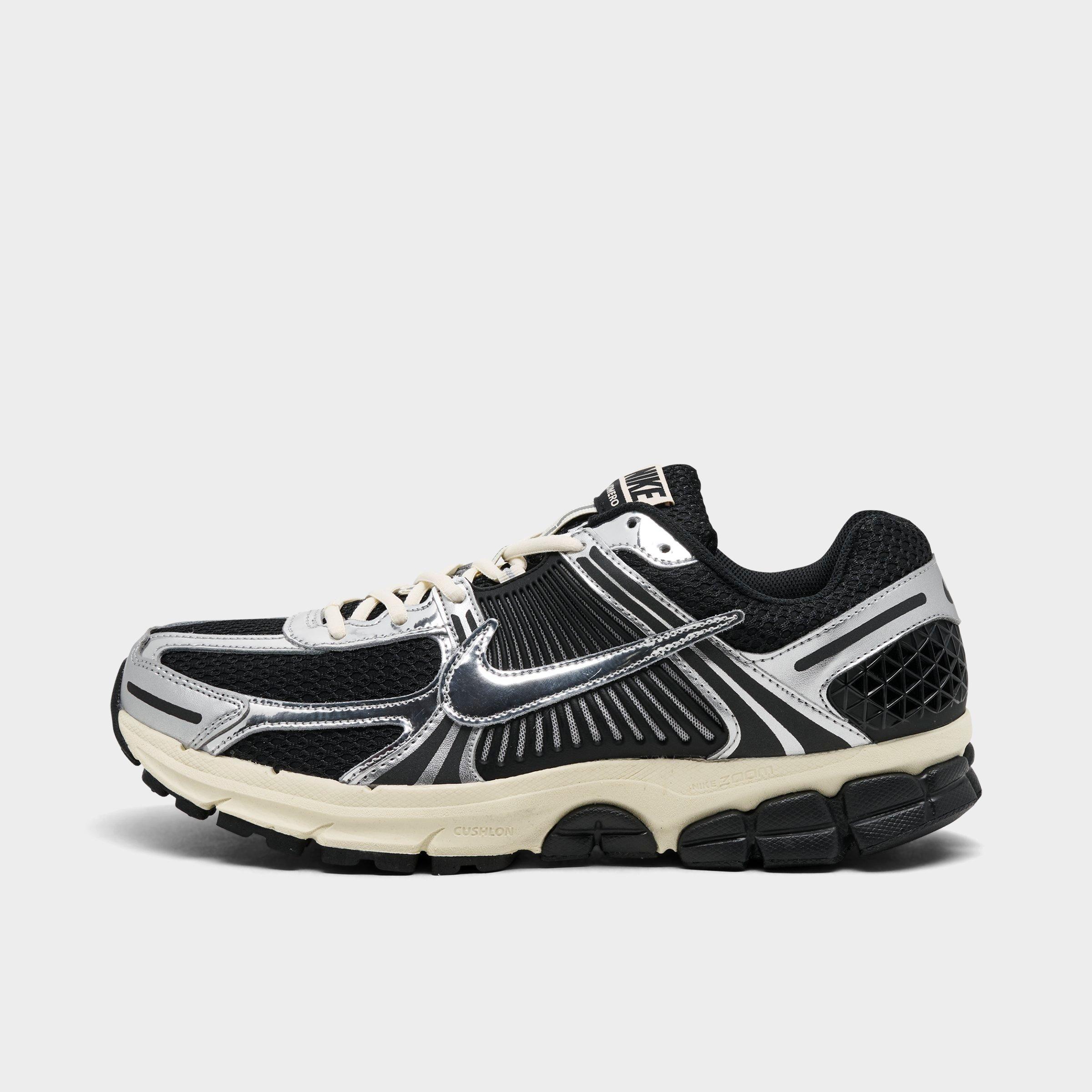 Nike Men's Zoom Vomero 5 Casual Shoes in Black/Metallic Silver/Coconut Milk Size: 8.0