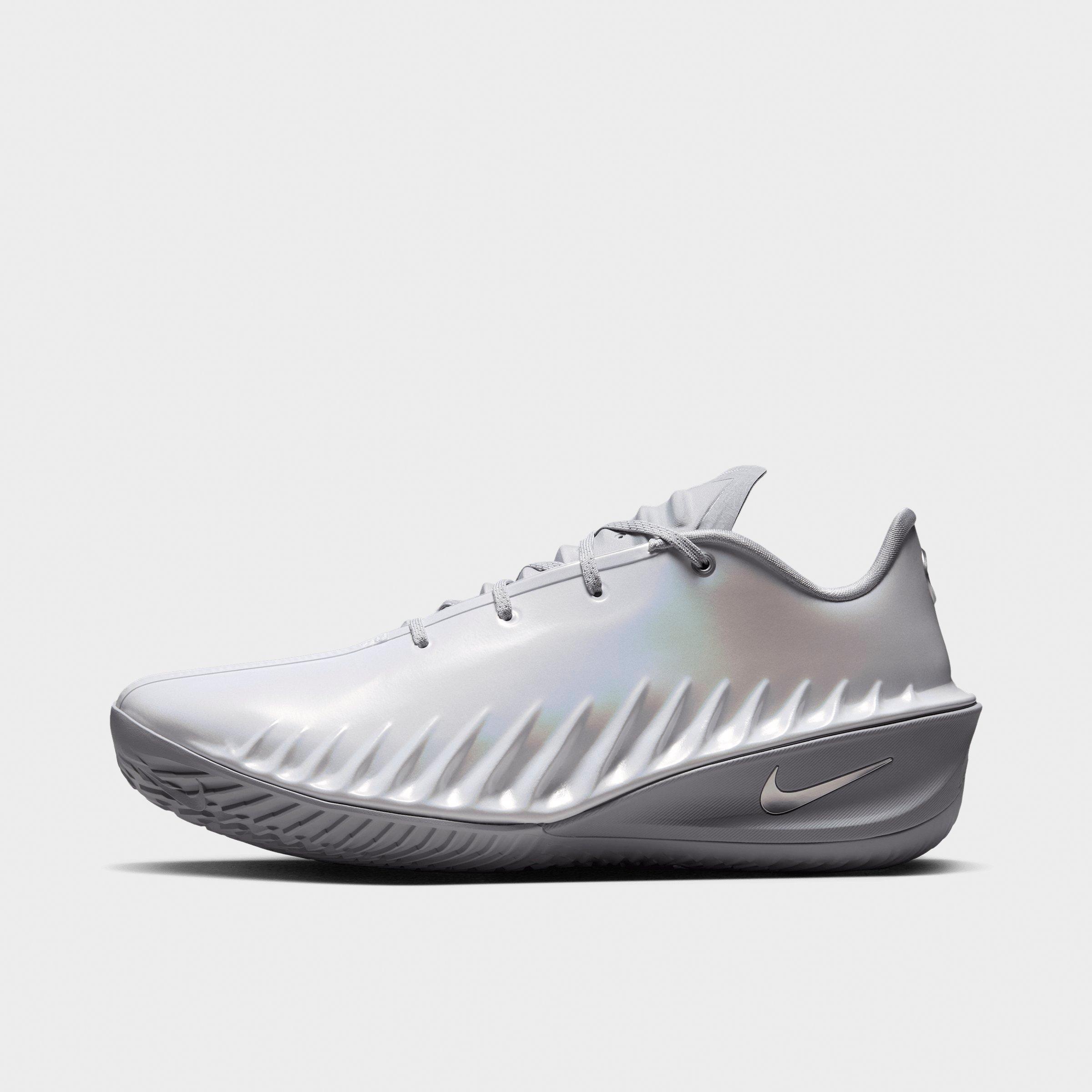 Nike Men's G. T. Cut 4 Basketball Shoes in White/Wolf Grey-Color Size: 6.5