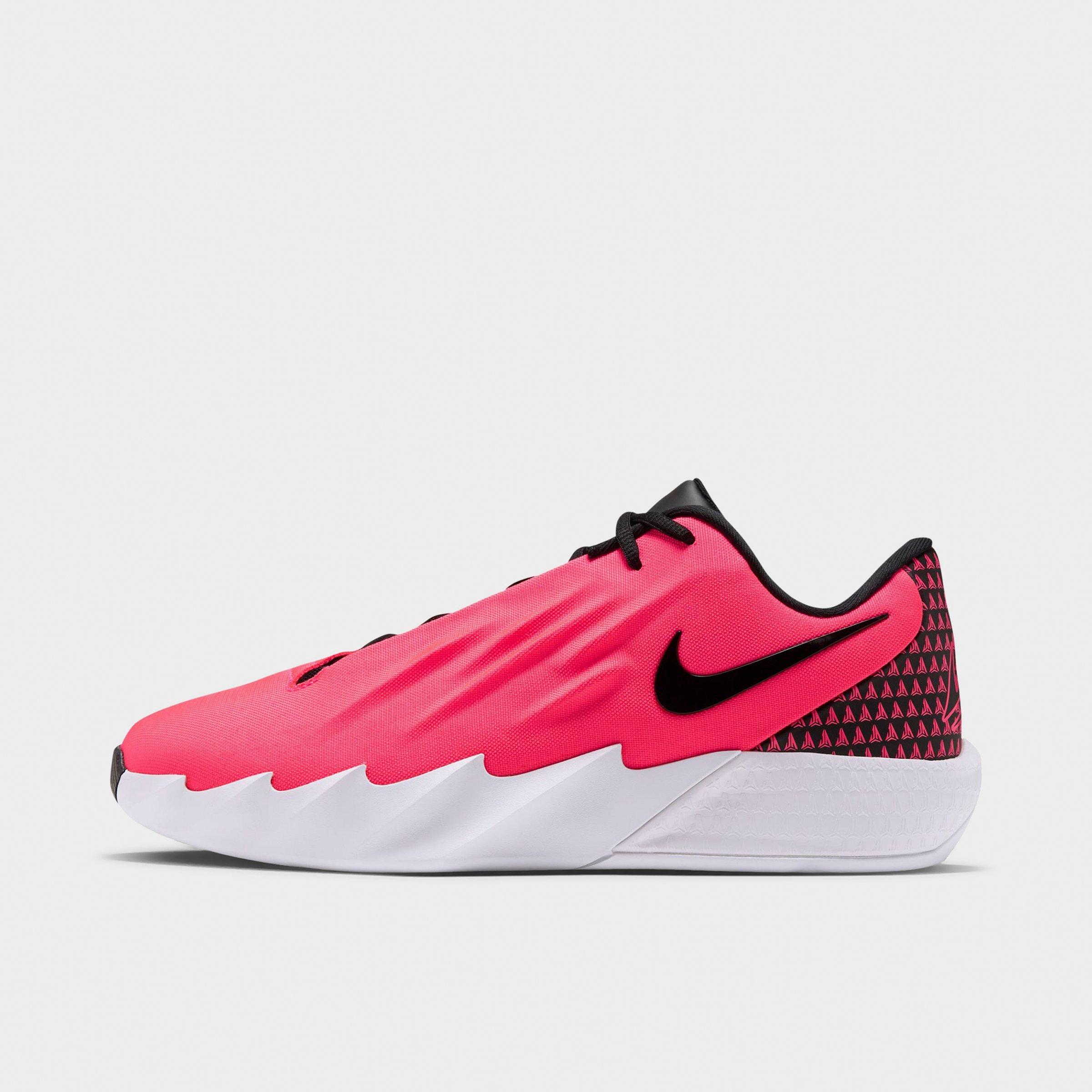 Nike Men's Ja Morant Twelve Time Basketball Shoes in Solar Red/Black/Photon Dust Size: 9.0