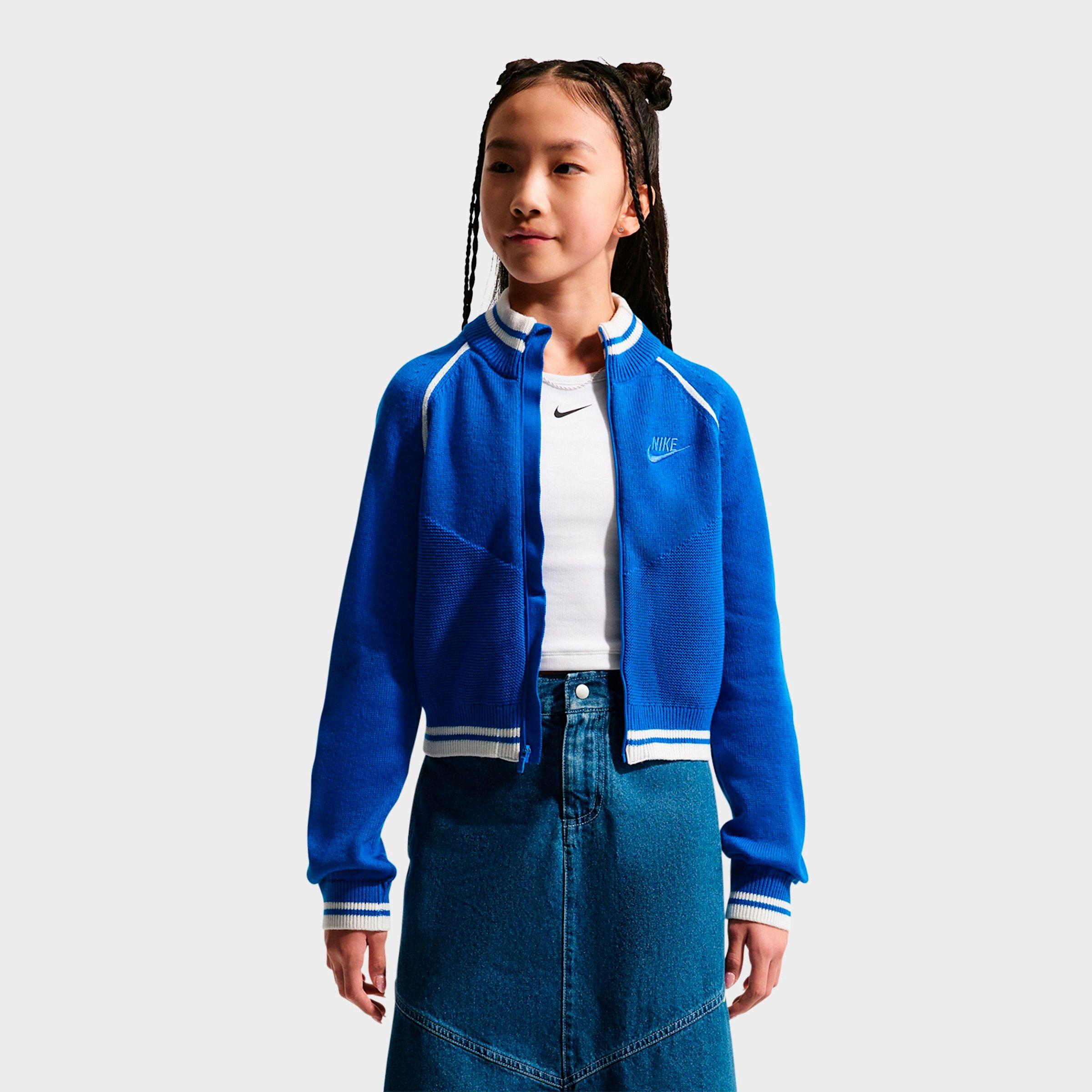 Nike Girls Big Kids Sportswear Collection Sweater Full-Zip Track Jacket
