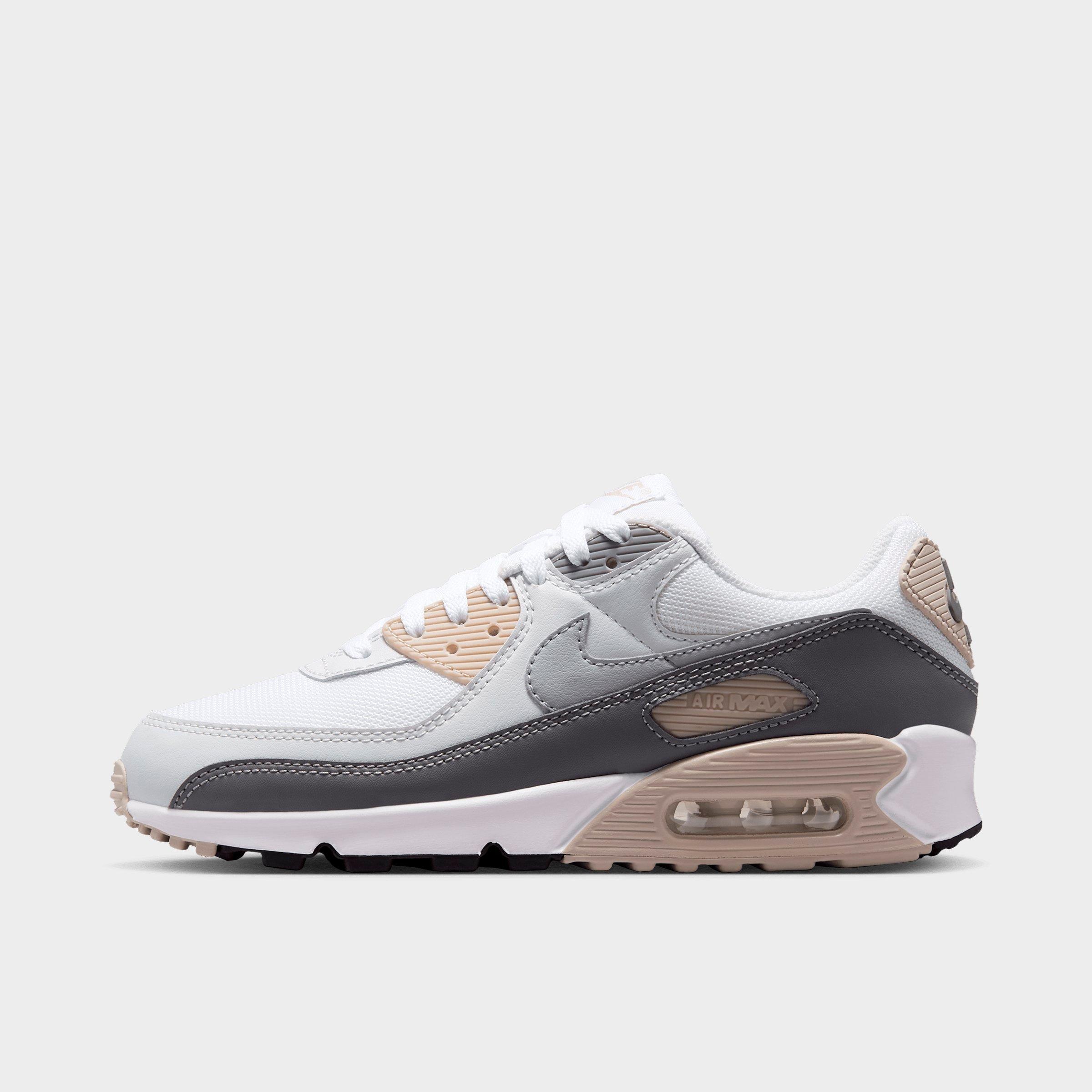Nike Women's Air Max 90 Casual Shoes in Cream II/Pencil Point/Off White Size: 5.0