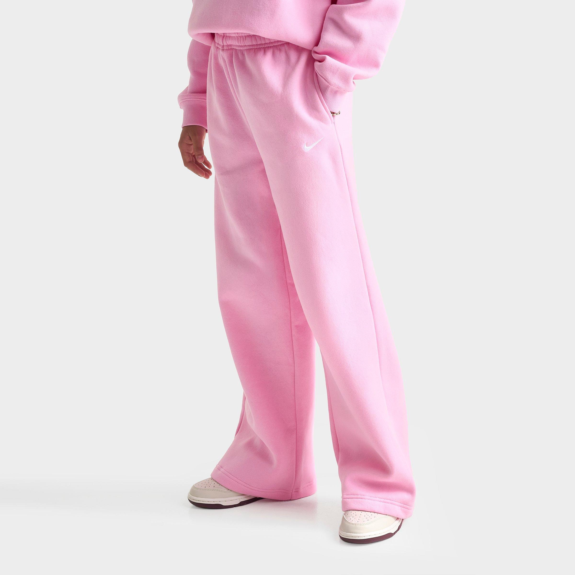 Nike Girls Big Kids Sportswear Studio Fleece Open Hem Sweatpants