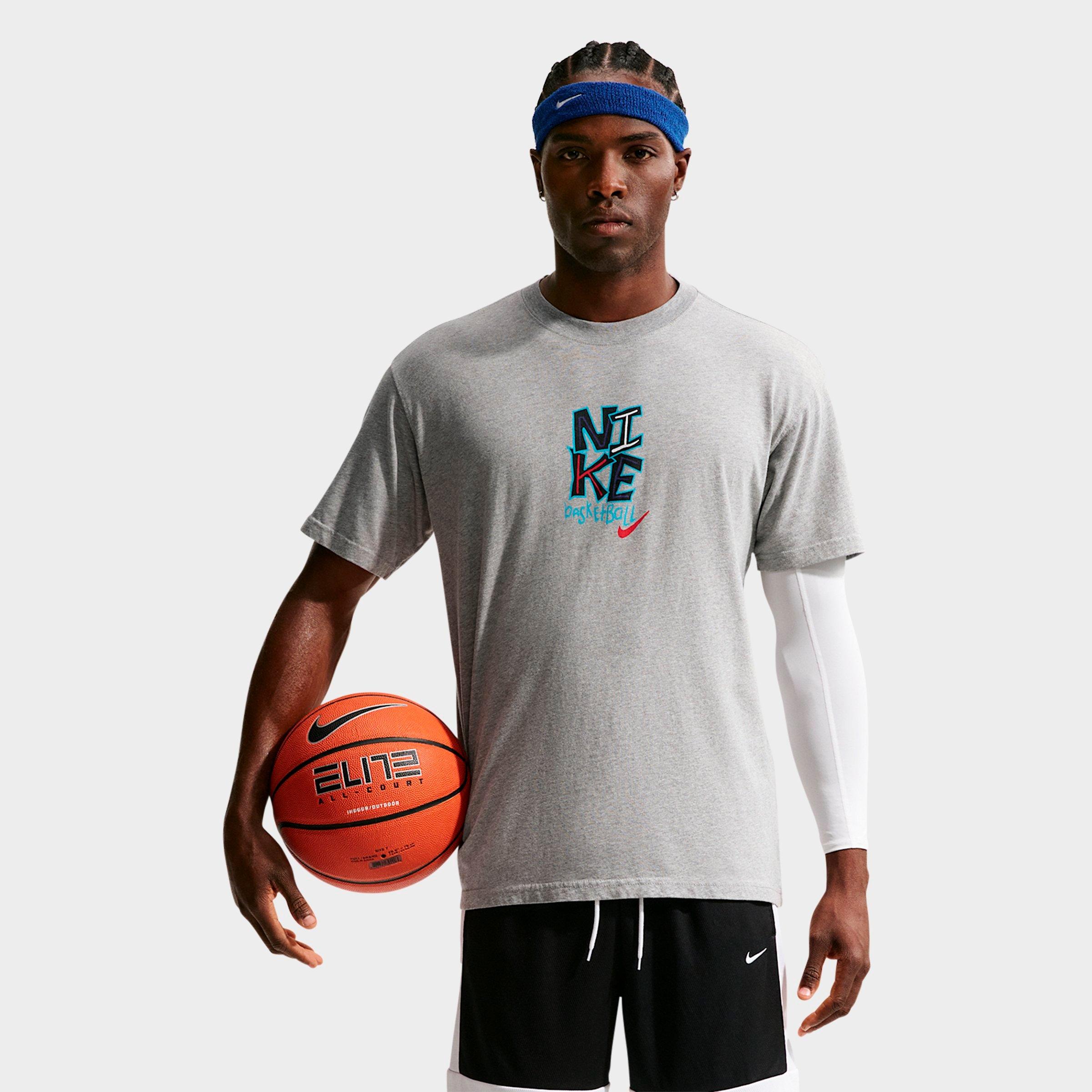 Nike Men's JDI Graphic Basketball T-Shirt in Dark Grey Heather Size: 2XL