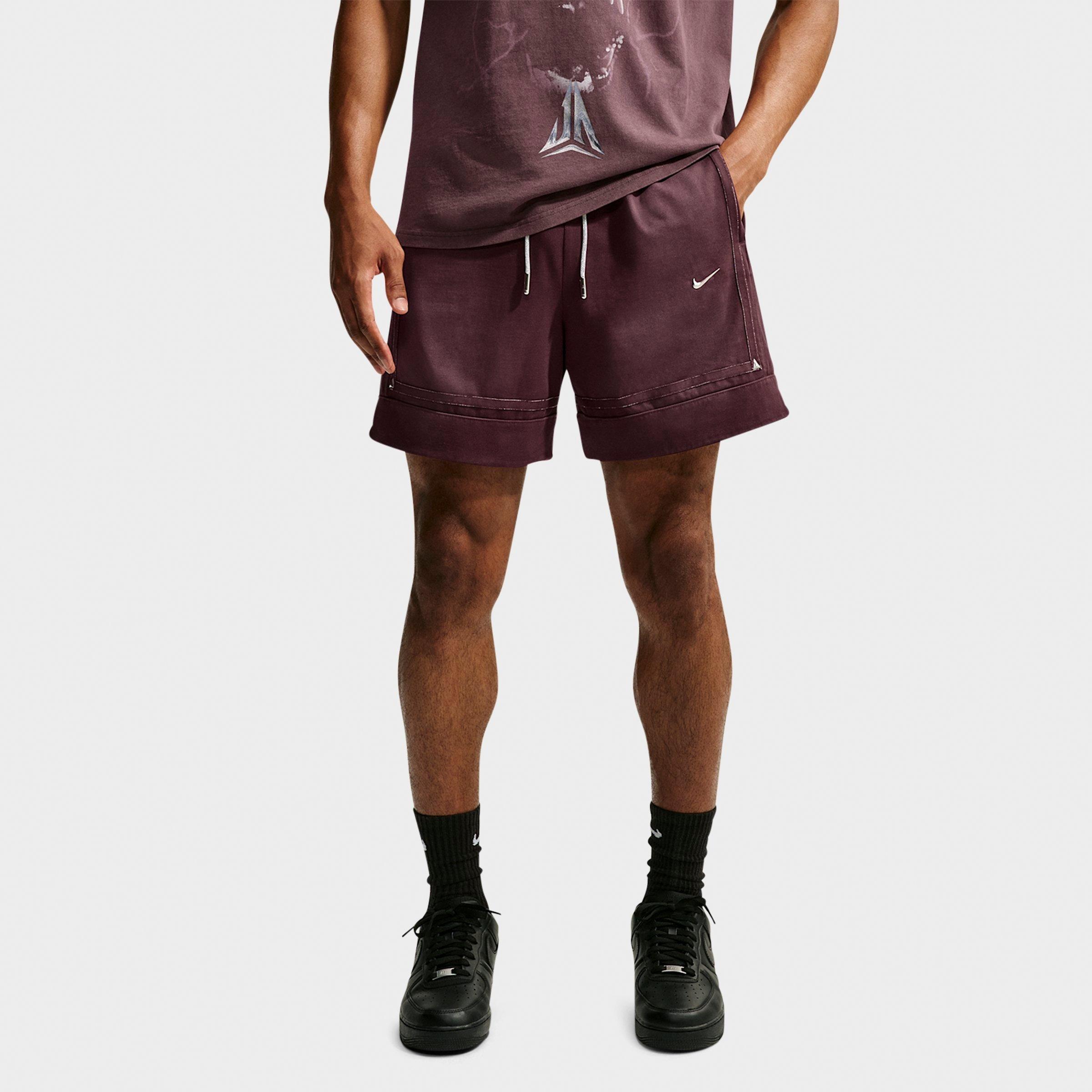 Nike Men's Ja Standard Issue 6" Basketball Shorts in Burgundy Crush Size: Medium