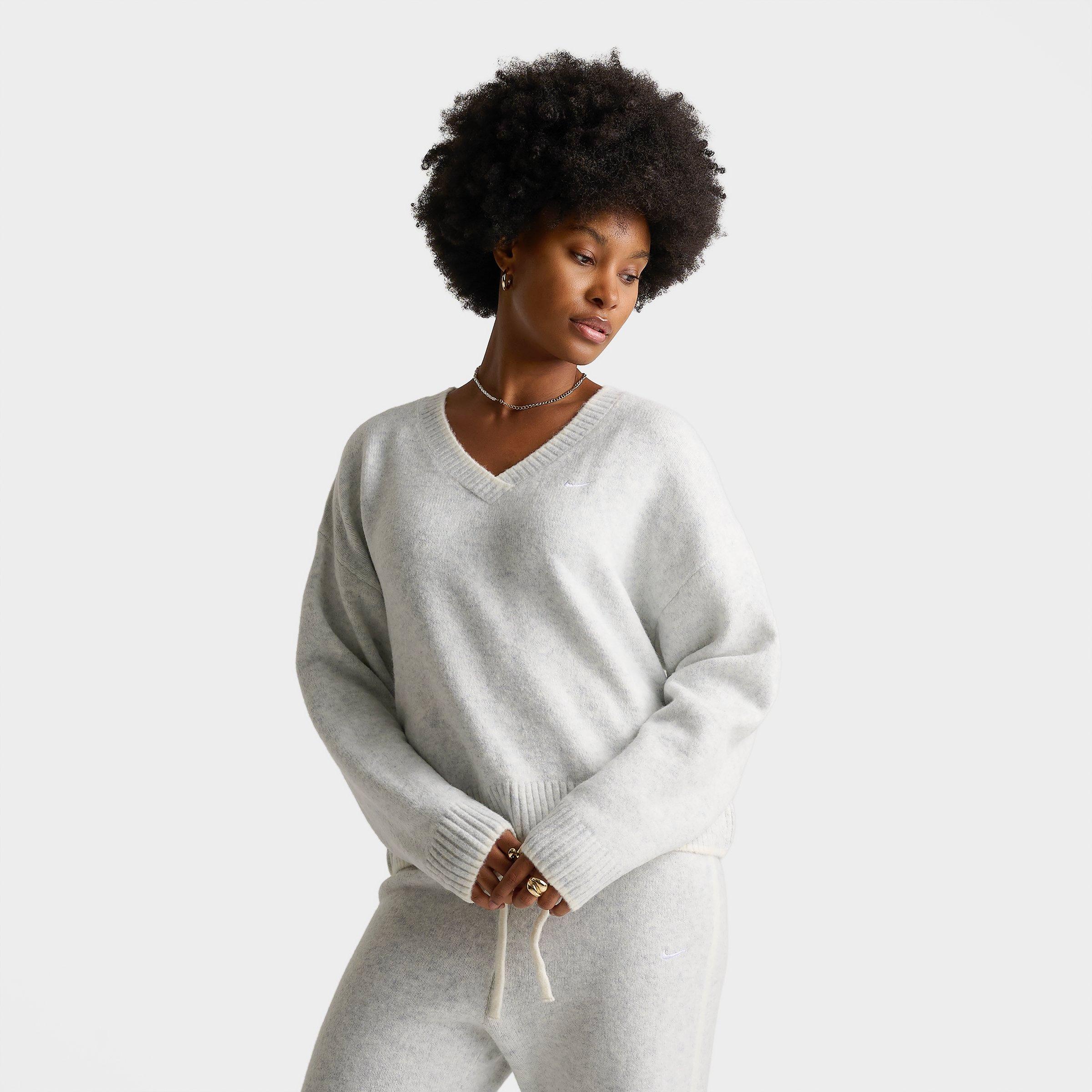 Nike Women's Sportswear Chill Knit Loose V-Neck Sweater