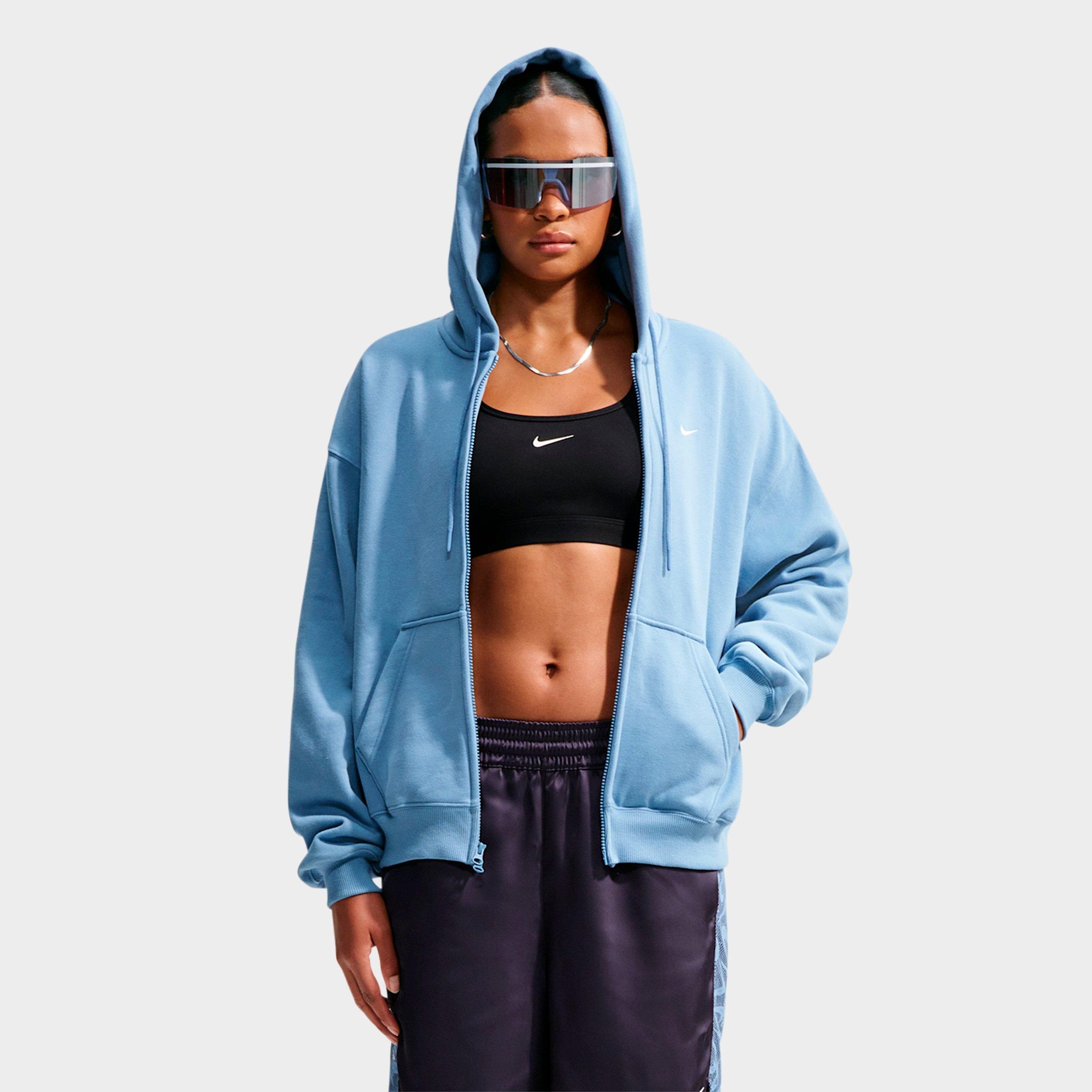 Nike Women's Studio Fleece Medium-Weight Oversized Full-Zip Hoodie