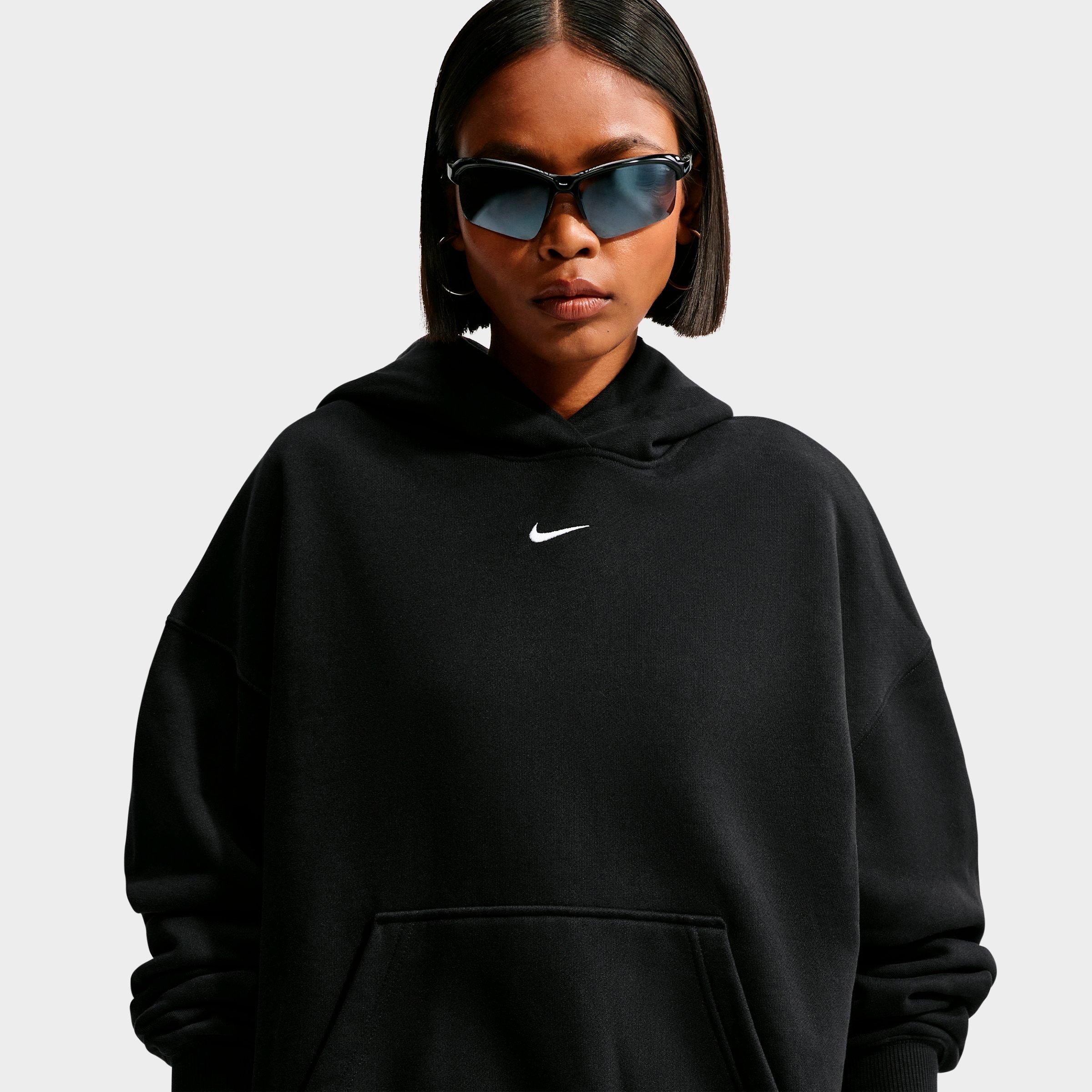 Nike Women's Studio Fleece Medium-Weight Oversized Pullover Hoodie