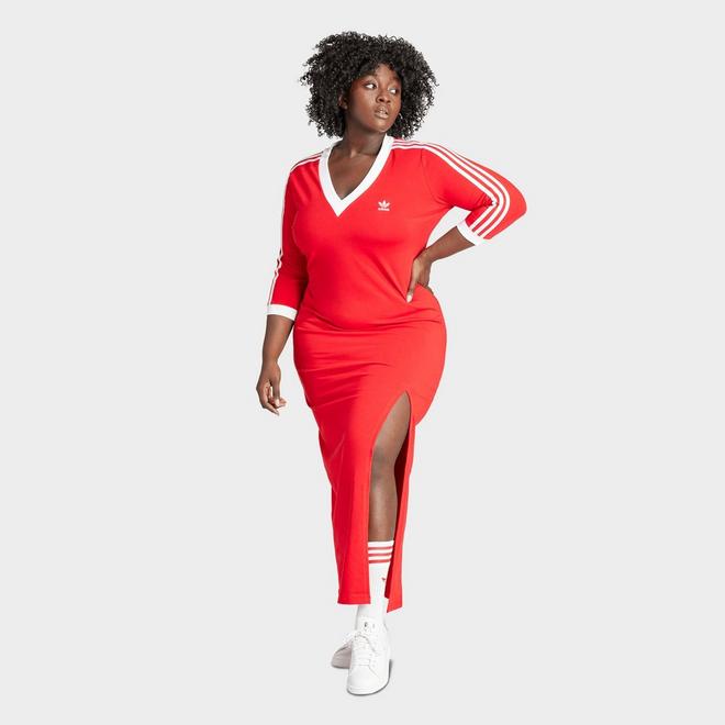 Women's adidas Originals adicolor Classics 3-Stripes V-Neck