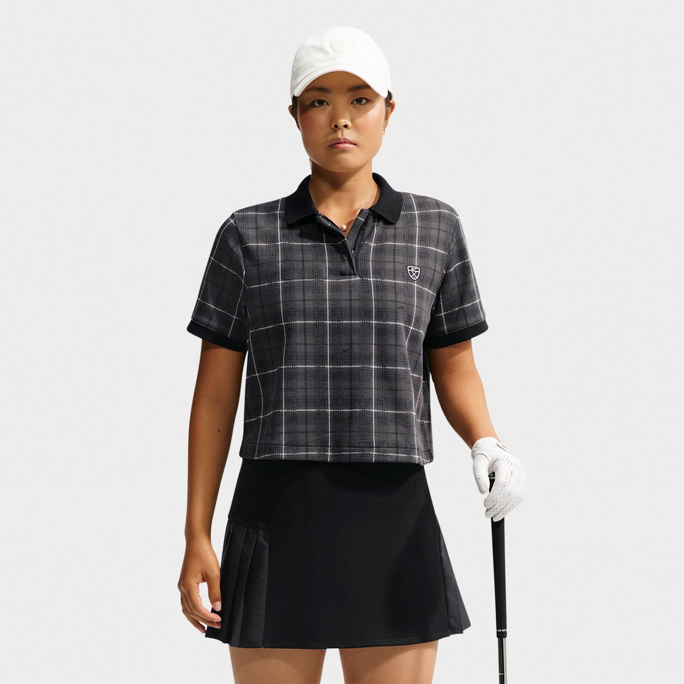 Nike Women's Fairway Fresh Dri-FIT Tartan Golf Polo