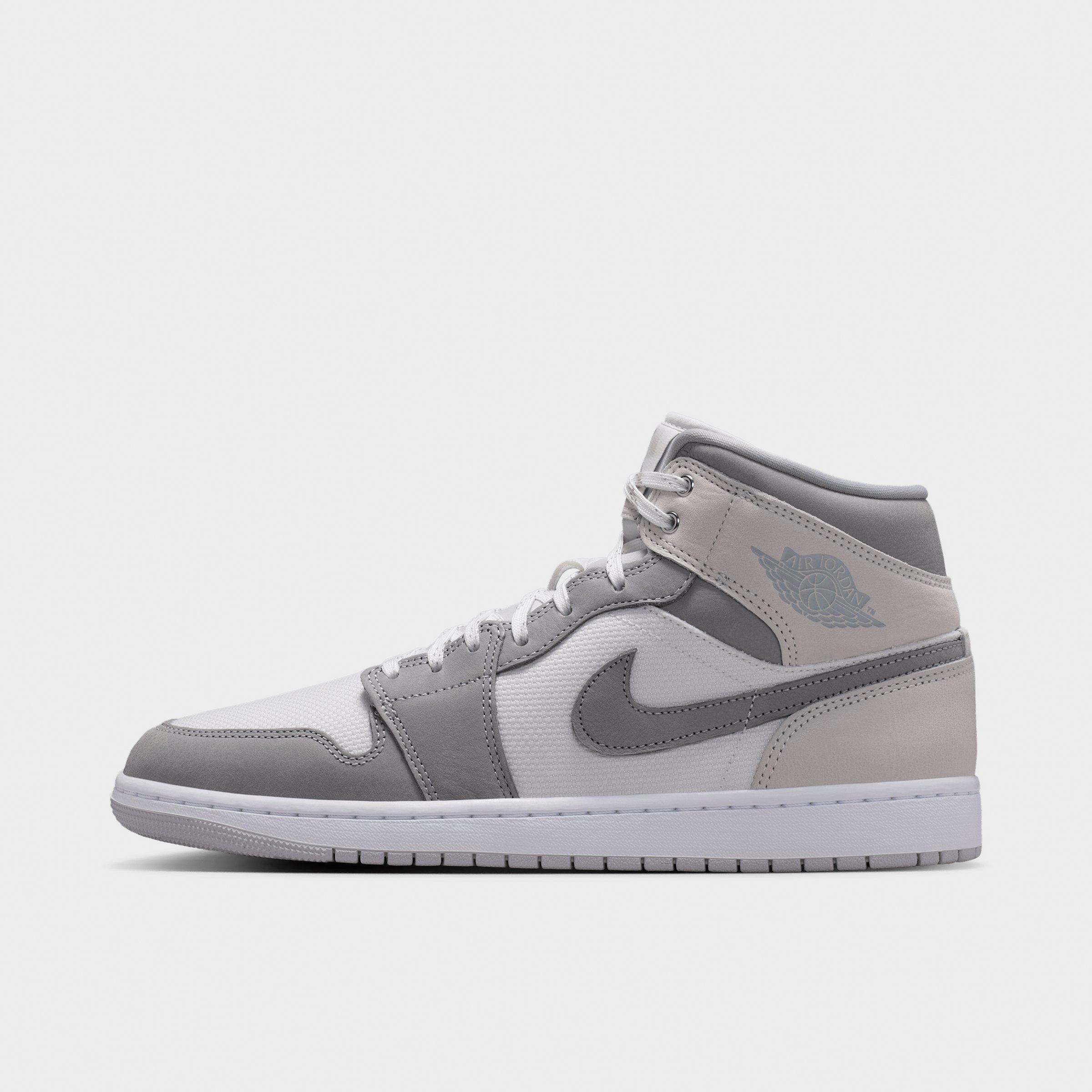Jordan Men's Air Retro 1 Mid SE Casual Shoes in Summit White/Phantom/Sail Size: 11.5