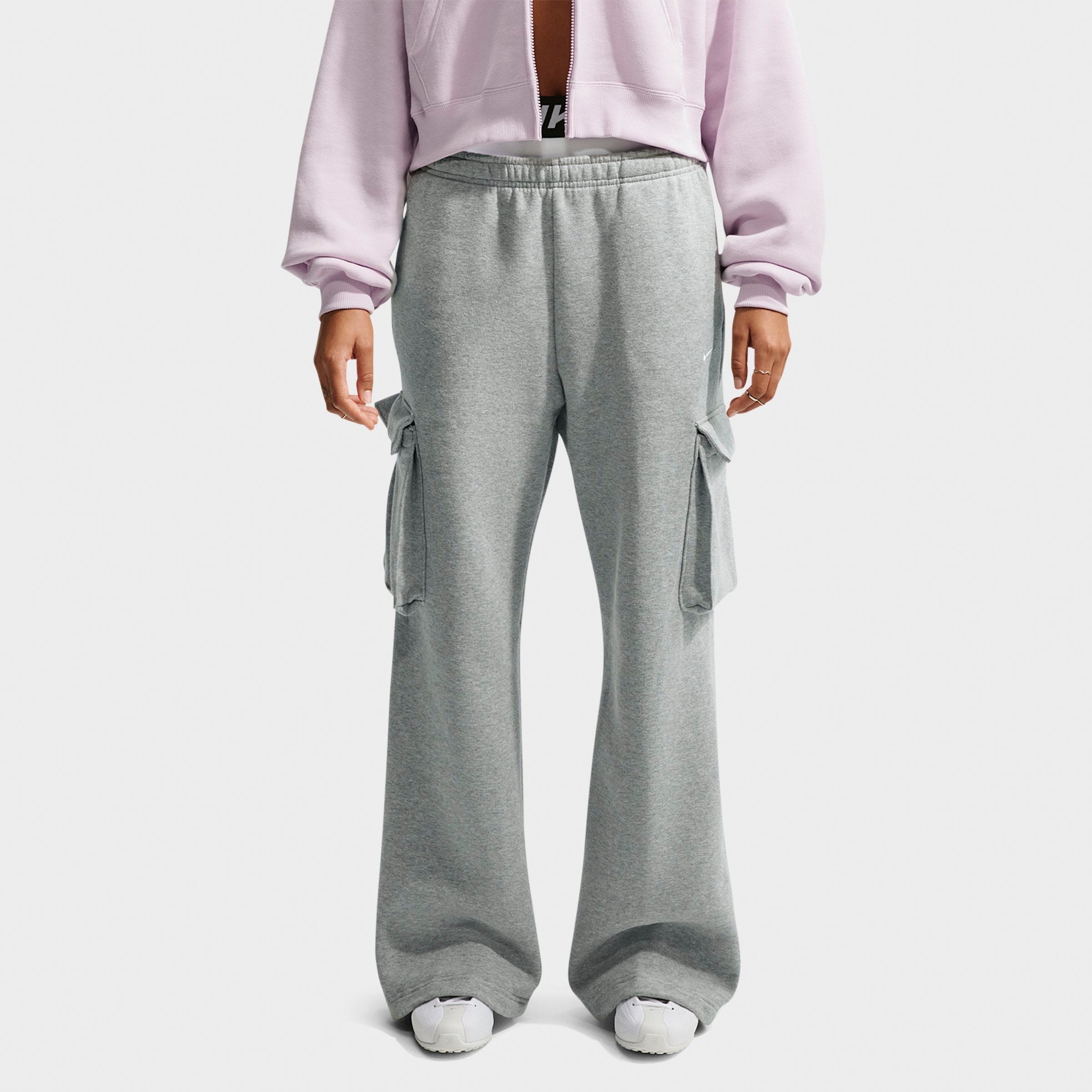 Nike Women's Studio Fleece Medium-Weight High-Rise Oversized Cargo Pants