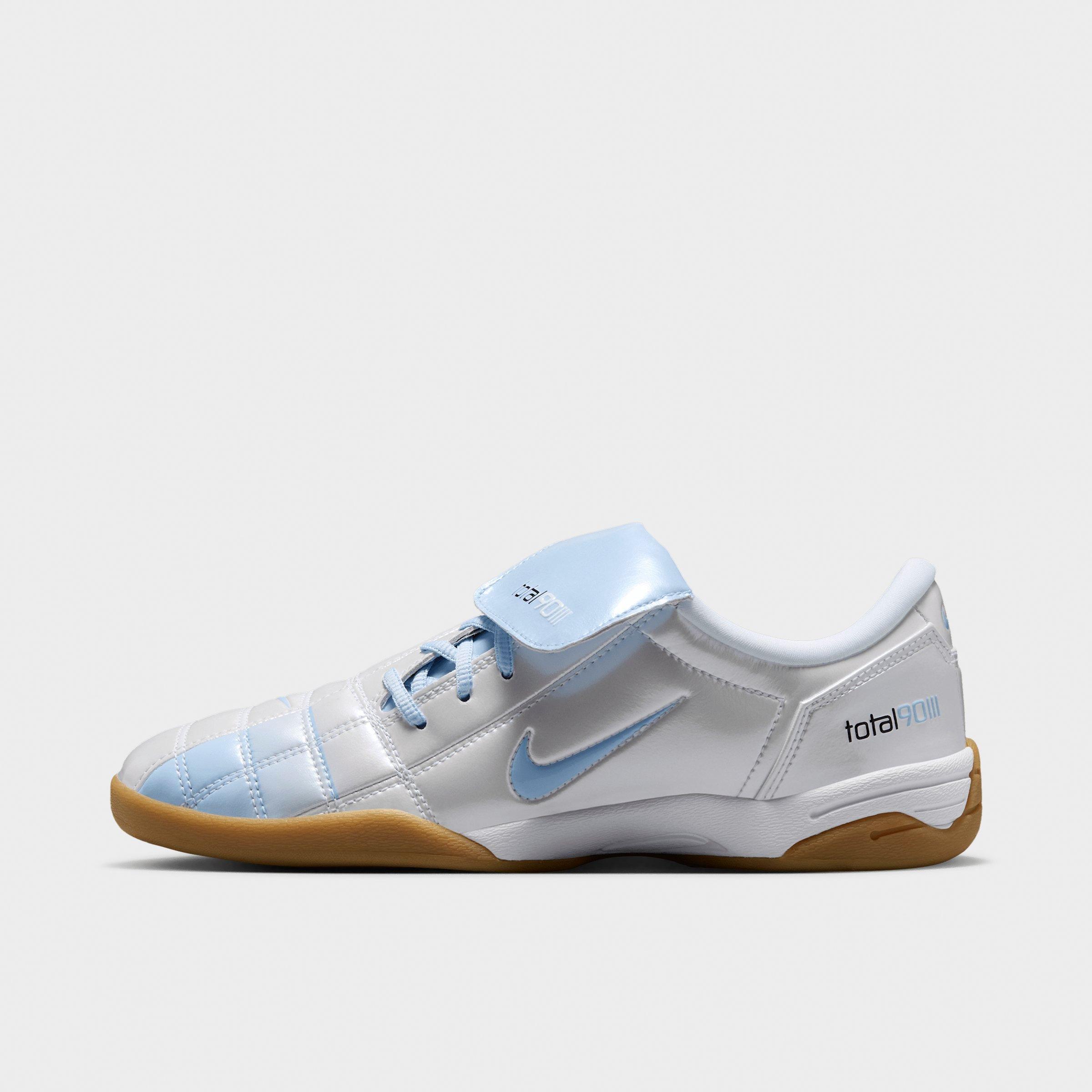 Nike Women's Total 90 SE Casual Shoes in White/Gum Light Brown/Black Size: 11.0