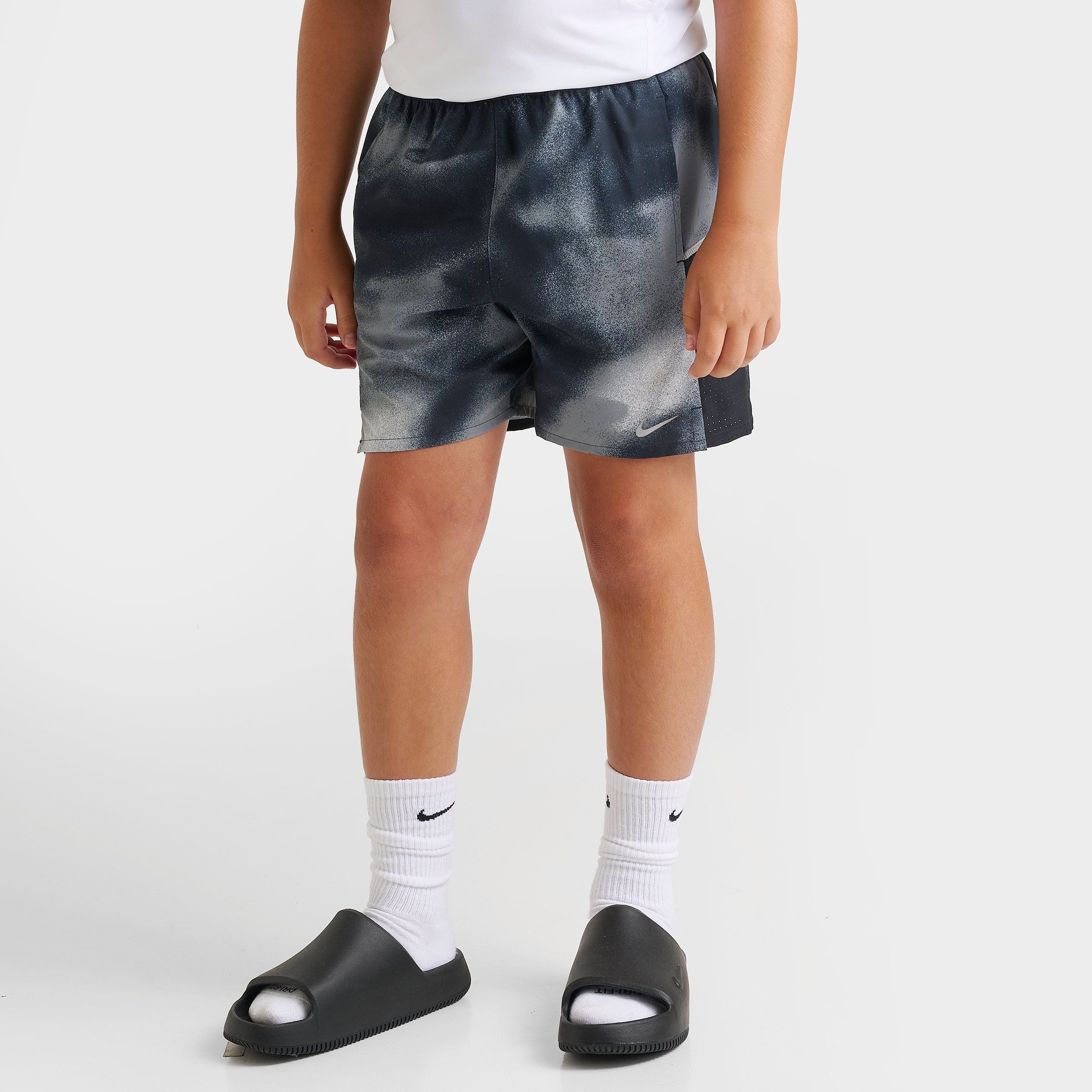 Nike Big Kids Miler Graphic Dri-FIT Training Shorts
