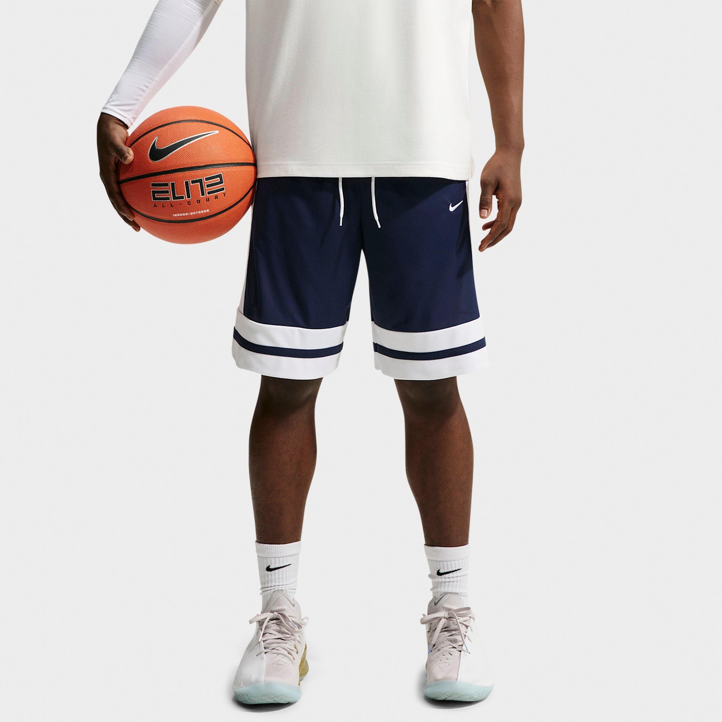 Nike Men's Dri-FIT Game Classic 10" Basketball Shorts in Midnight Navy/White/Midnight Navy Size: 2XL