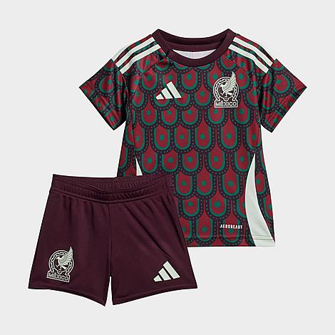 Infant adidas Mexico 2024 Home Soccer Mini Kit Uniform Set