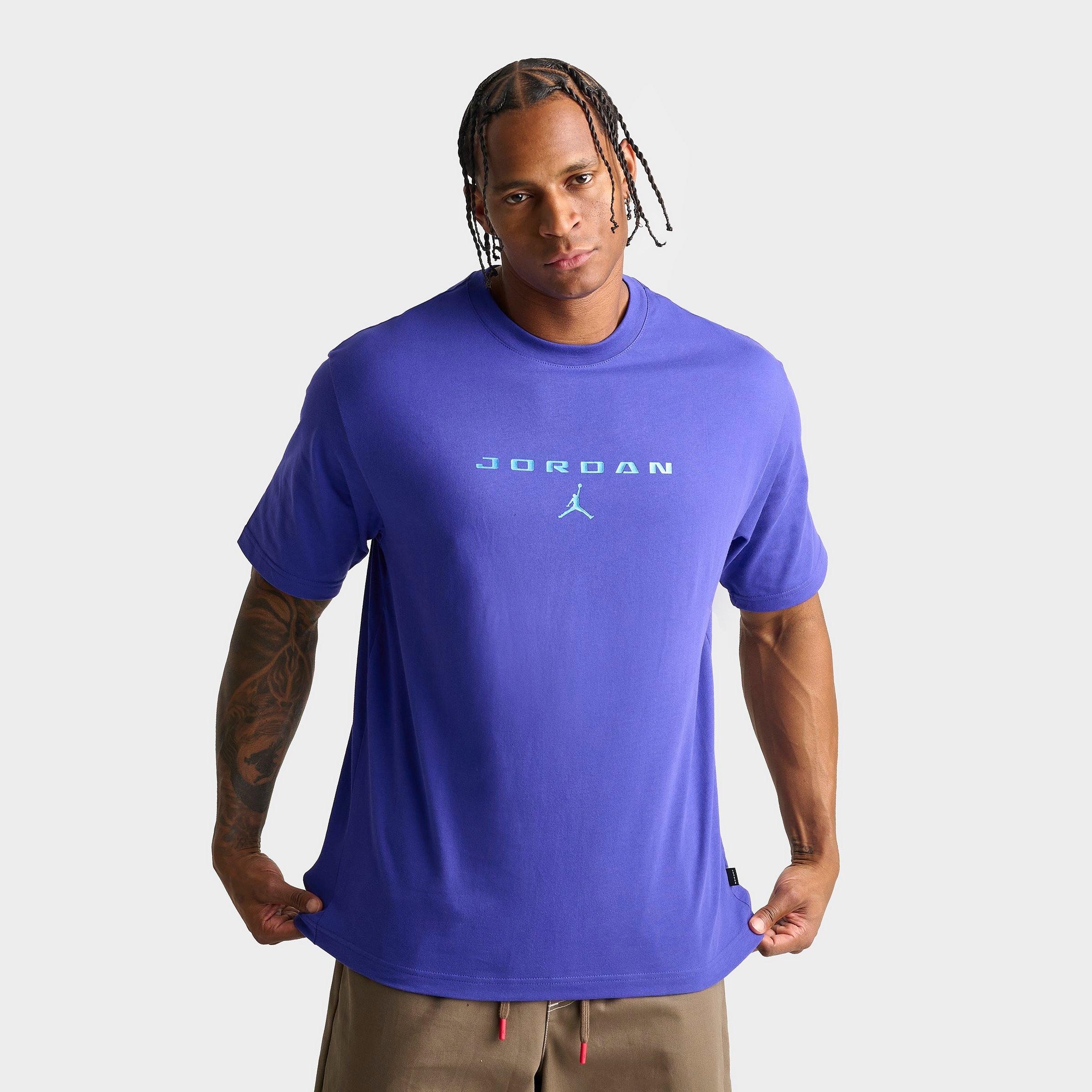 Jordan Men's Flight Mountainside T-Shirt in Light Concord Size: Small
