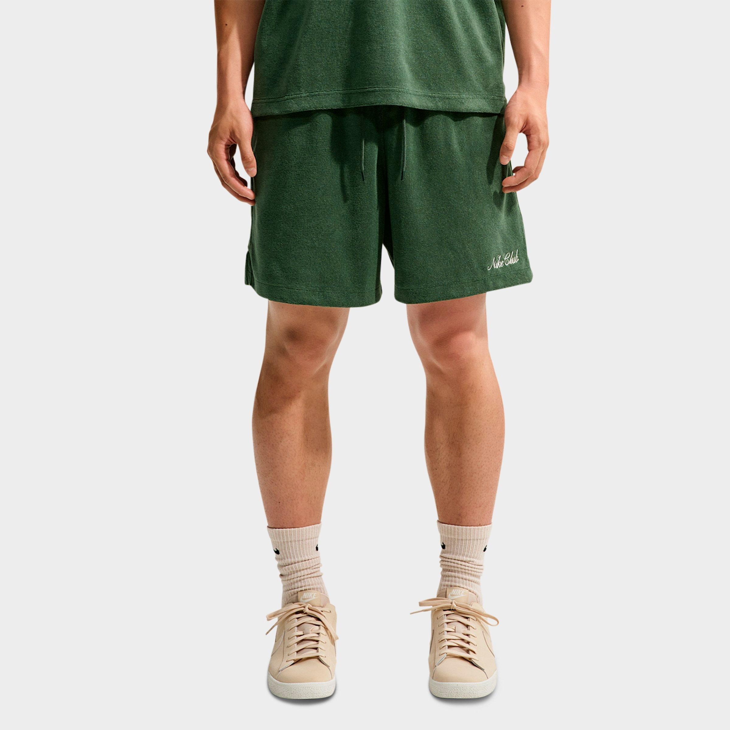Nike Men's Club Terry Shorts in Fir/White/Phantom Size: XL